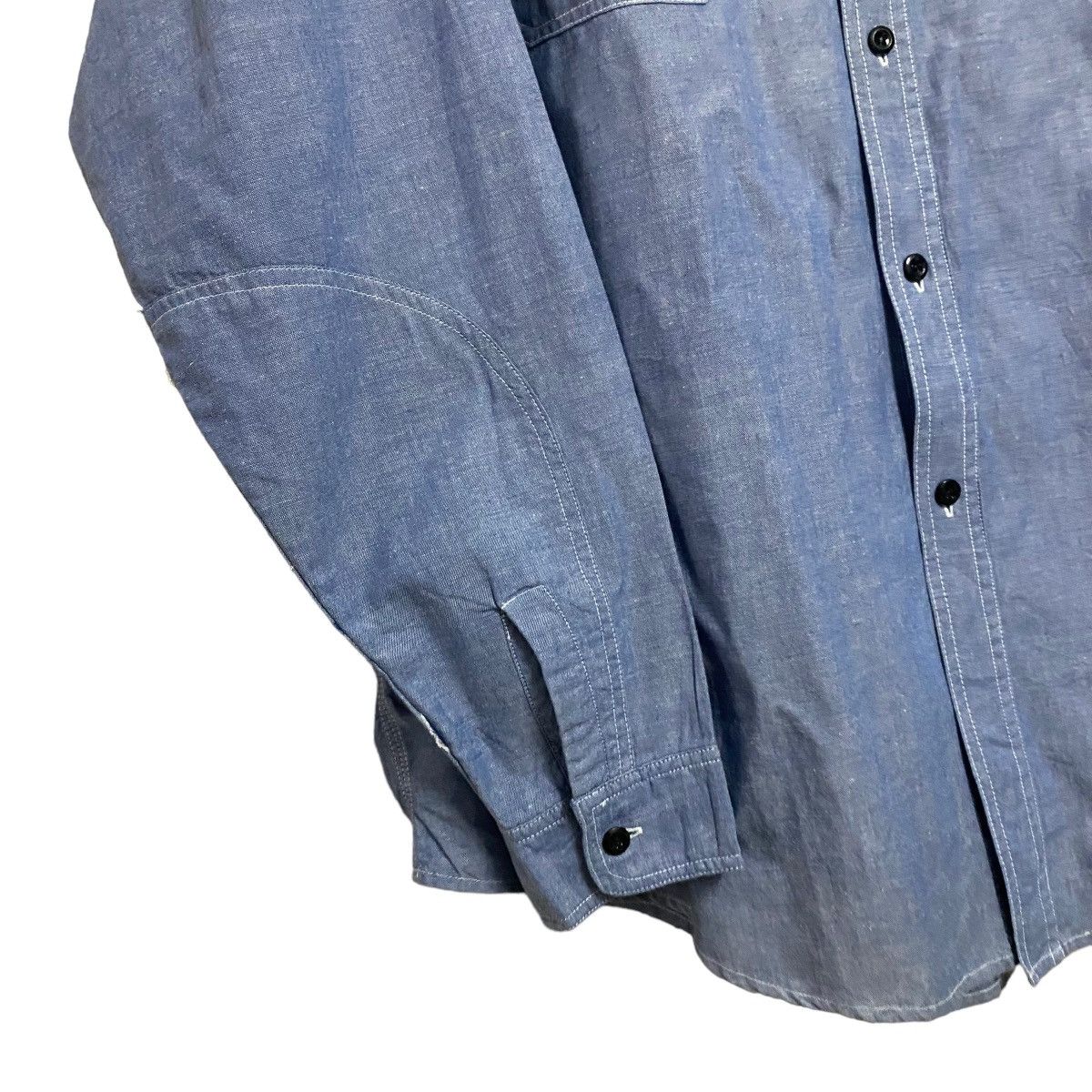 Nepenthes Needles By Nepenthes Chambray Embroidery Oversized Size US M / EU 48-50 / 2 - 7 Thumbnail
