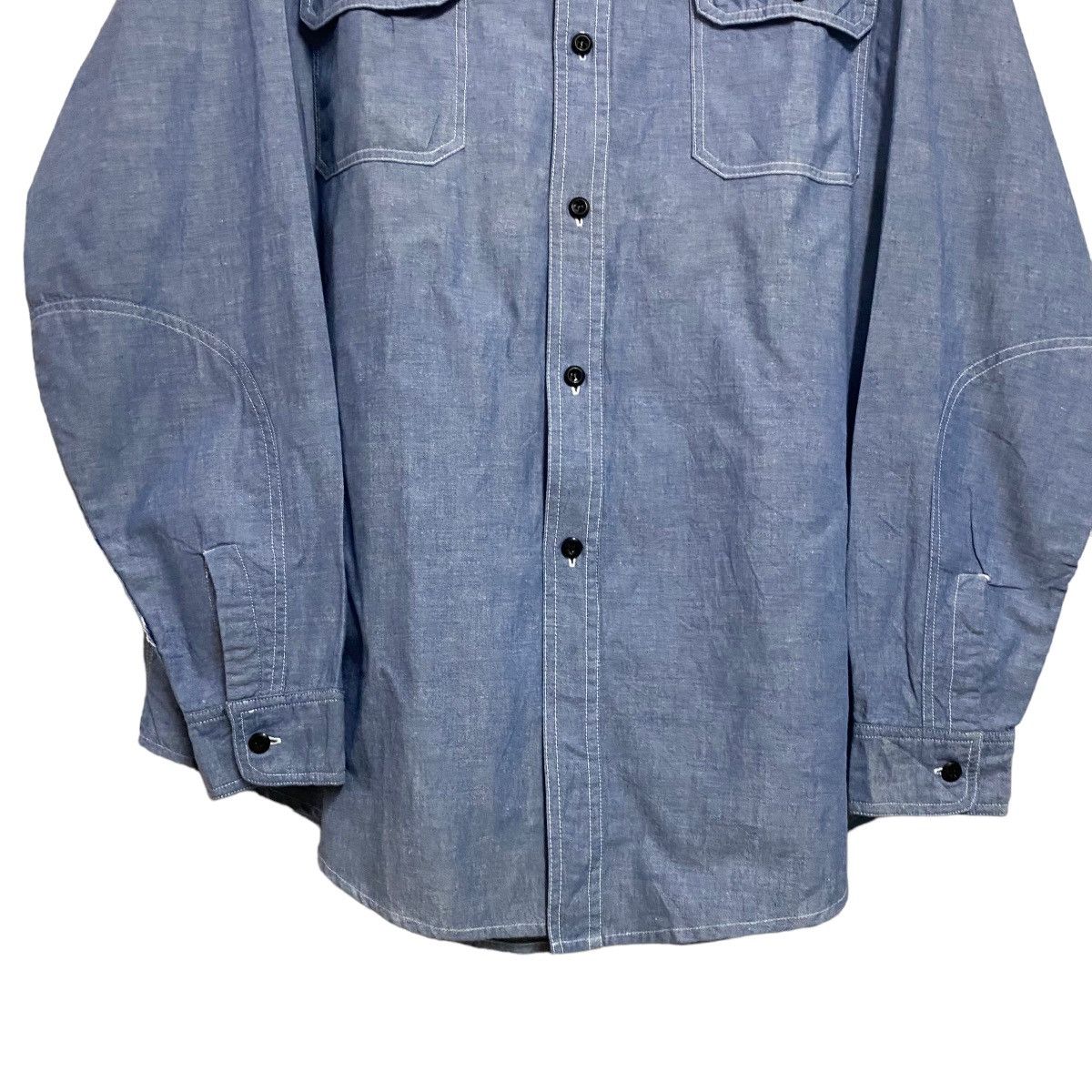 Nepenthes Needles By Nepenthes Chambray Embroidery Oversized Size US M / EU 48-50 / 2 - 8 Thumbnail