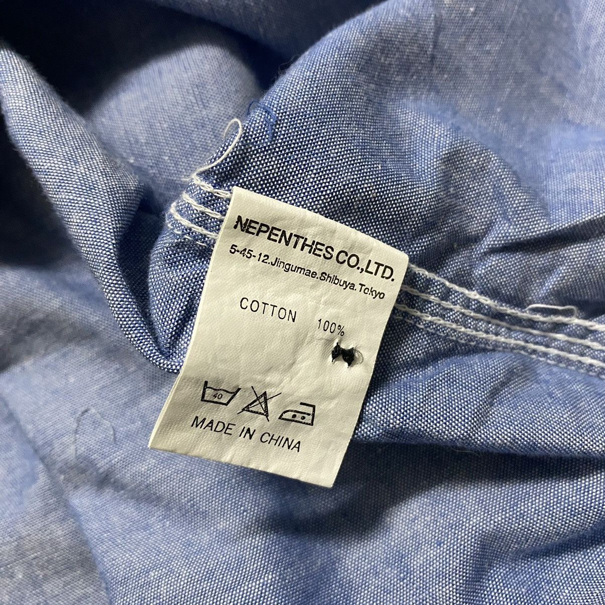 Nepenthes Needles By Nepenthes Chambray Embroidery Oversized Size US M / EU 48-50 / 2 - 15 Thumbnail