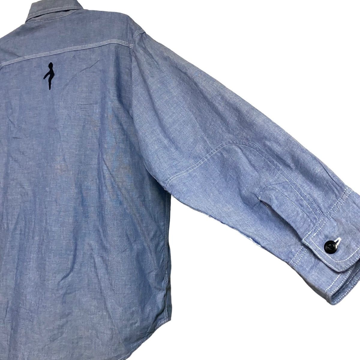 Nepenthes Needles By Nepenthes Chambray Embroidery Oversized Size US M / EU 48-50 / 2 - 12 Thumbnail