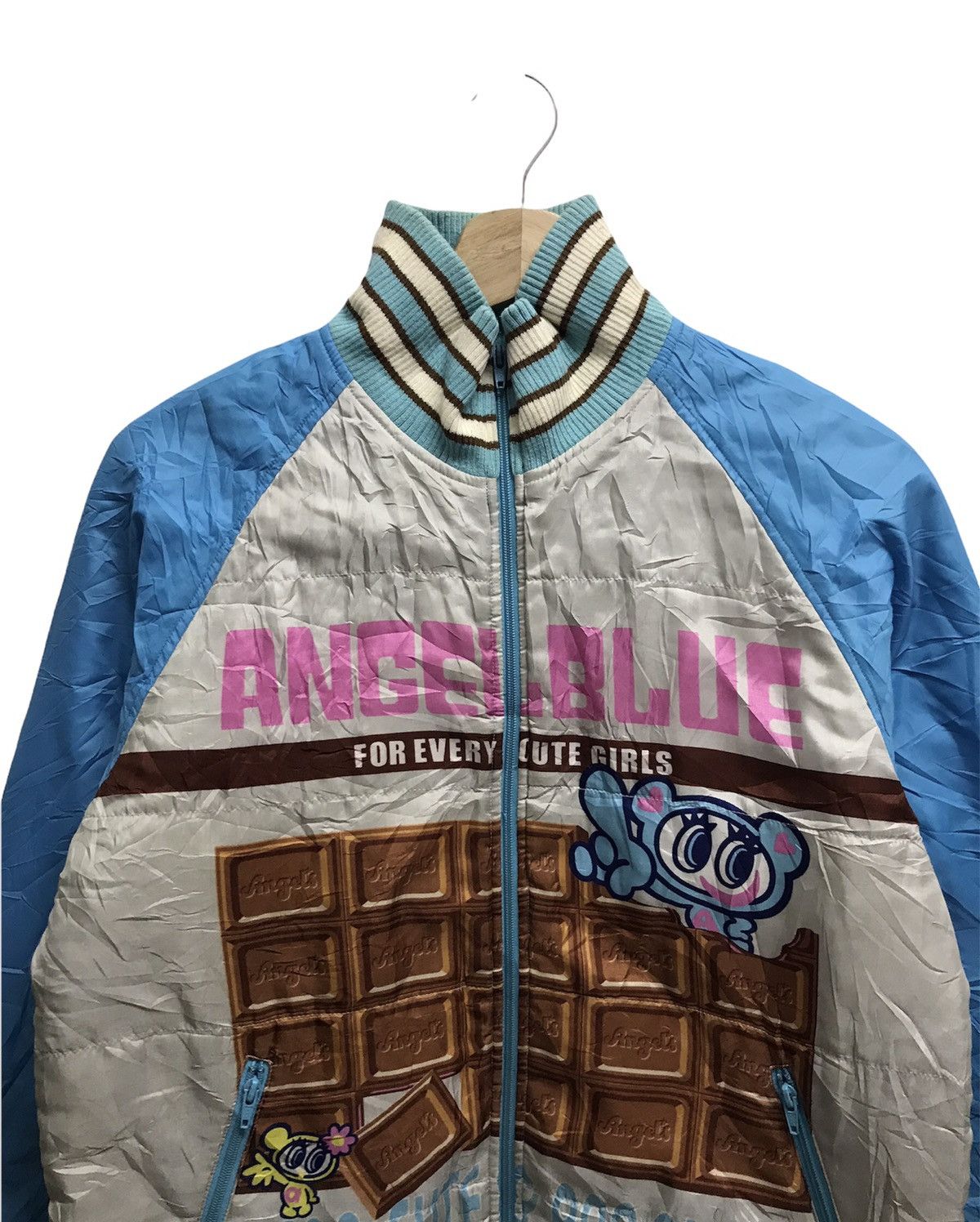 Hysteric Glamour VINTAGE SWEATER ANGLE BLUE PUFFER Size US M / EU 48-50 / 2 - 3 Thumbnail