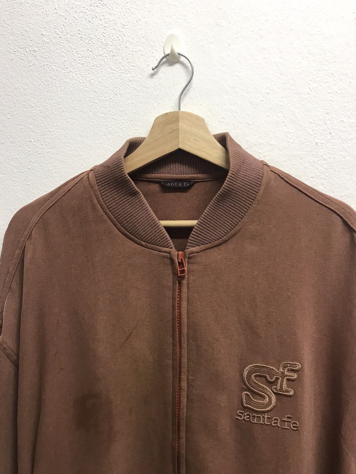 Japanese Brand VINTAGE SANTA FE BOMBER JACKET ZIPPER Size US L / EU 52-54 / 3 - 4 Thumbnail