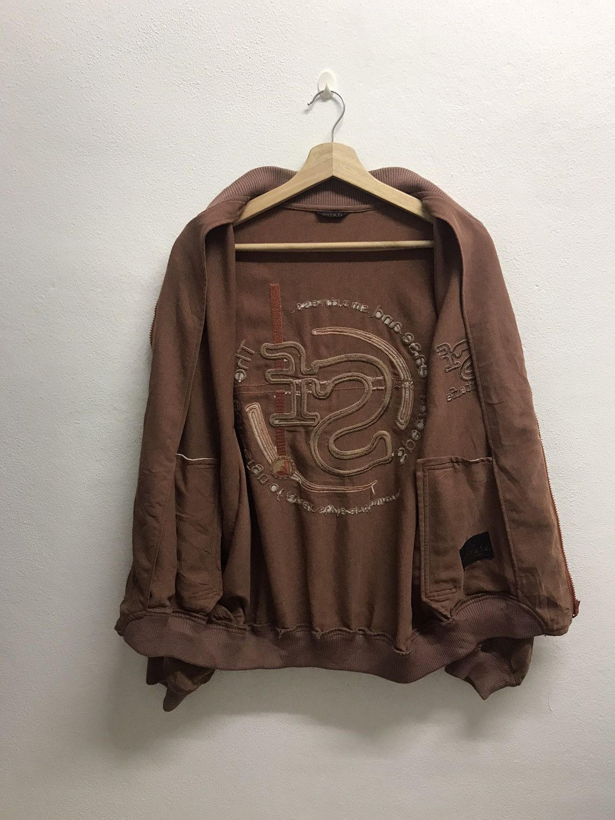 Japanese Brand VINTAGE SANTA FE BOMBER JACKET ZIPPER Size US L / EU 52-54 / 3 - 3 Thumbnail