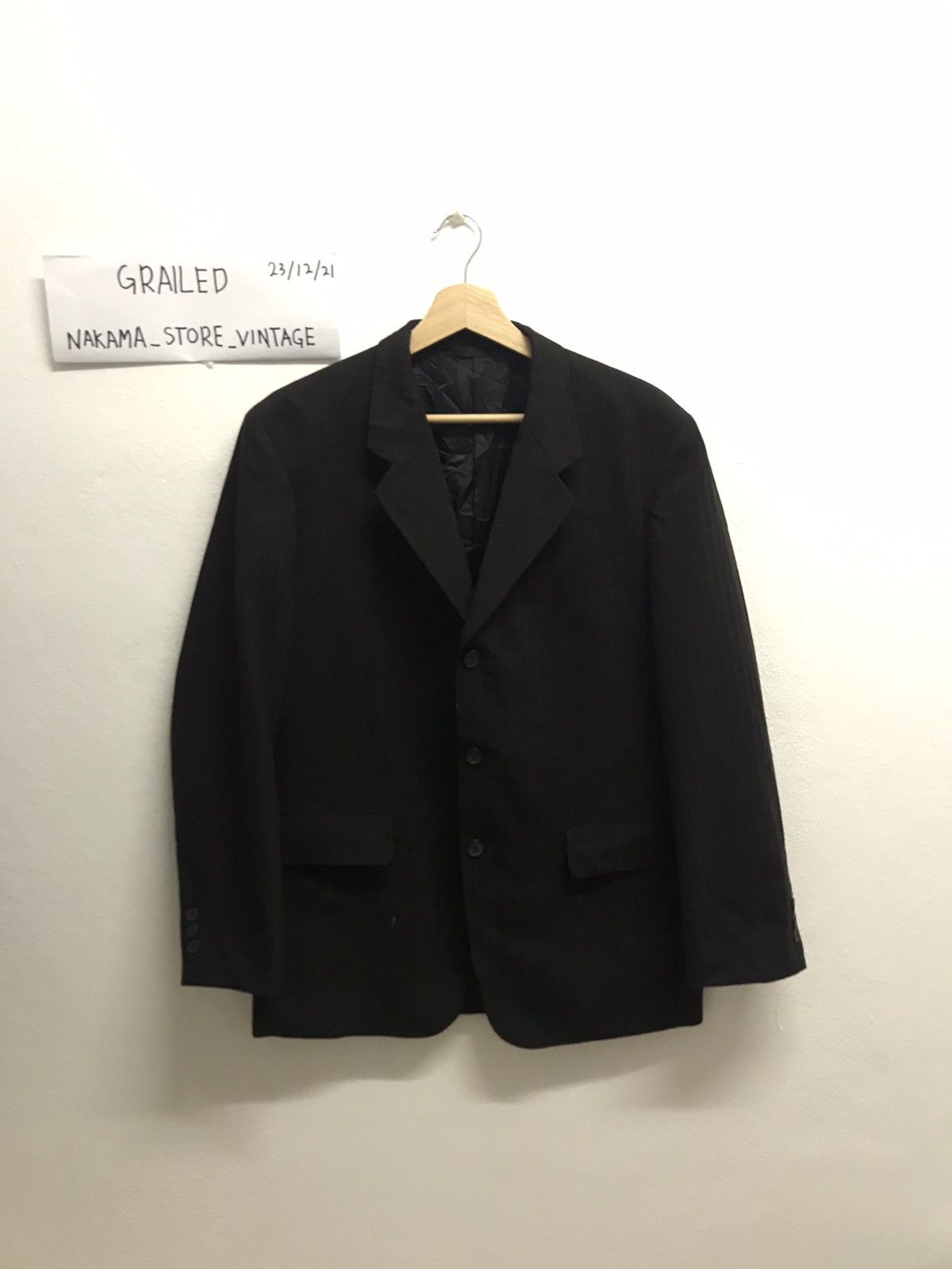 Yohji Yamamoto Yohji Yamamoto Blazzer Coat Jacket Size 44R - 1 Thumbnail