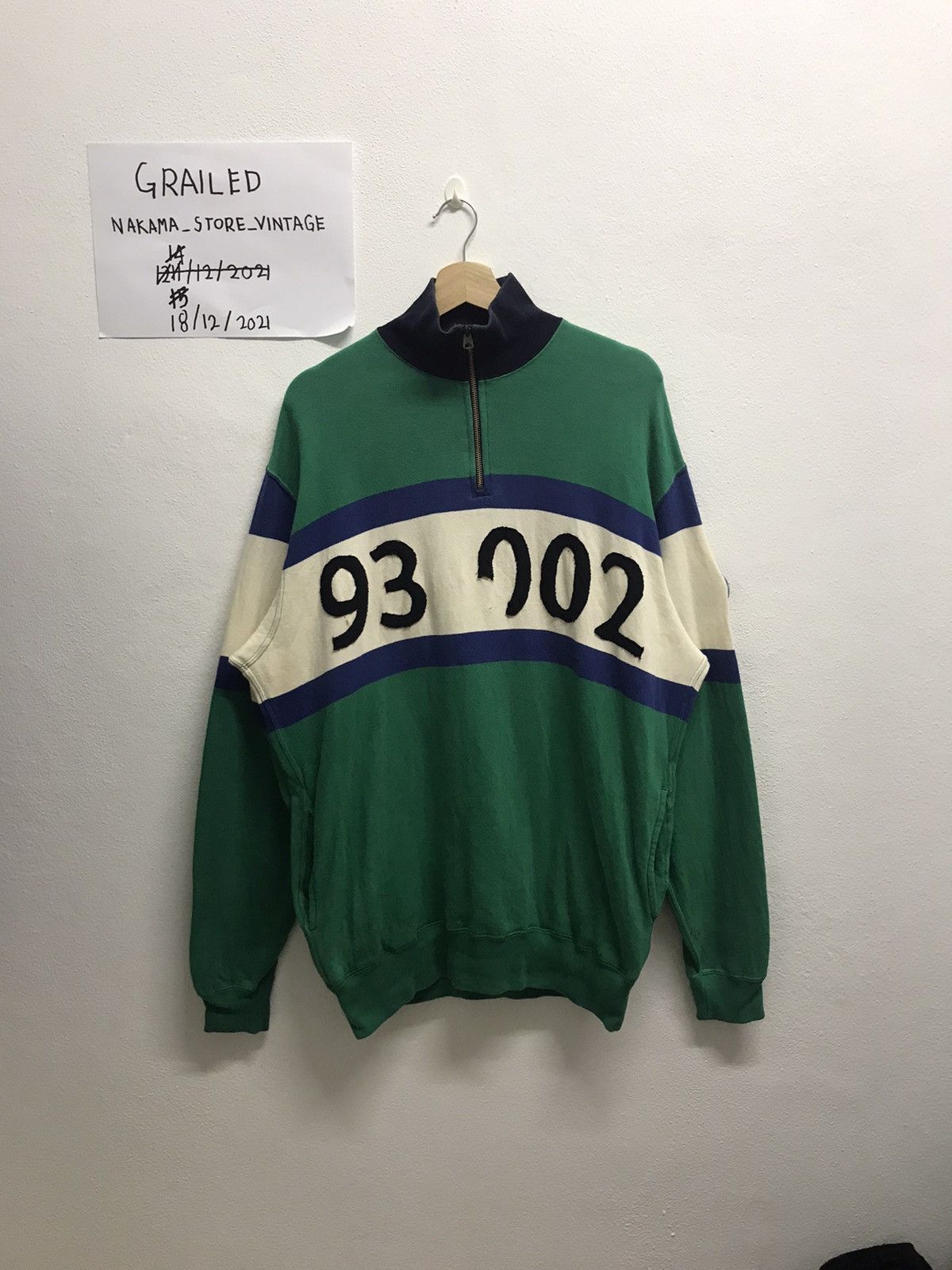 Vintage Polo Sport Ralph Lauren 93 002 Half-Zip Sweatshirt