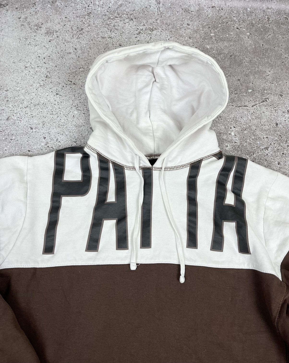Patta Patta Brown/White Heavyweight Hoodie Size US M / EU 48-50 / 2 - 5 Thumbnail