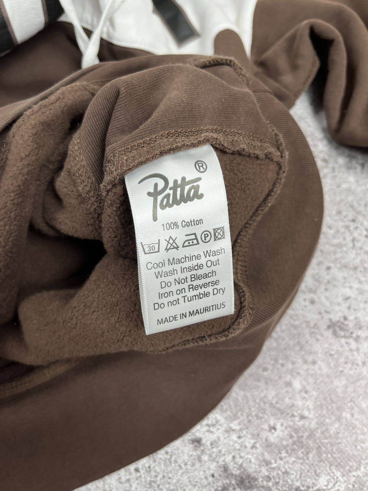 Patta Patta Brown/White Heavyweight Hoodie Size US M / EU 48-50 / 2 - 9 Thumbnail