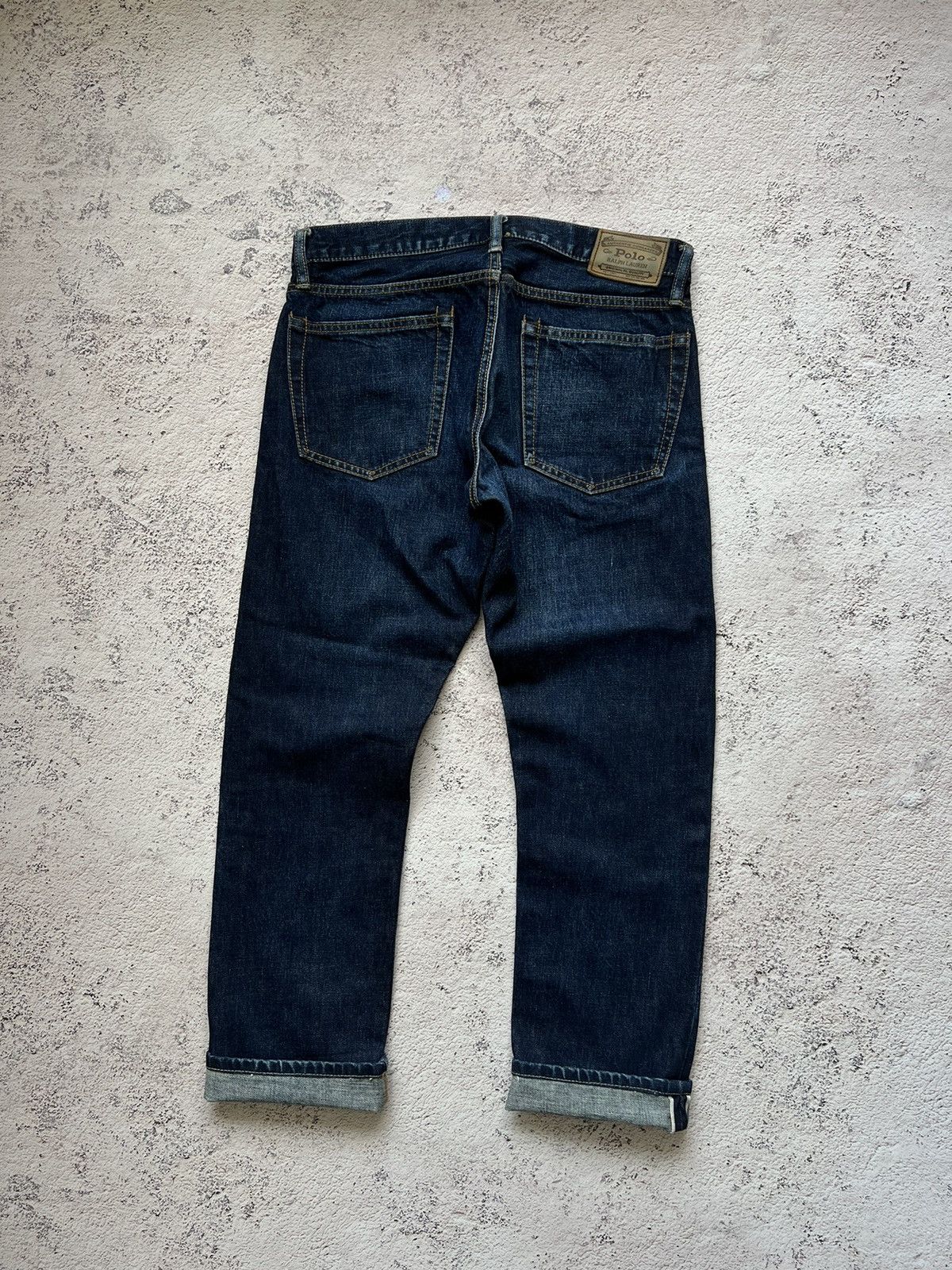 Polo Ralph Lauren × Ralph Lauren × Vintage Polo Ralph Lauren Selvedge Denim Jeans Vintage Size US 31 - 2 Thumbnail