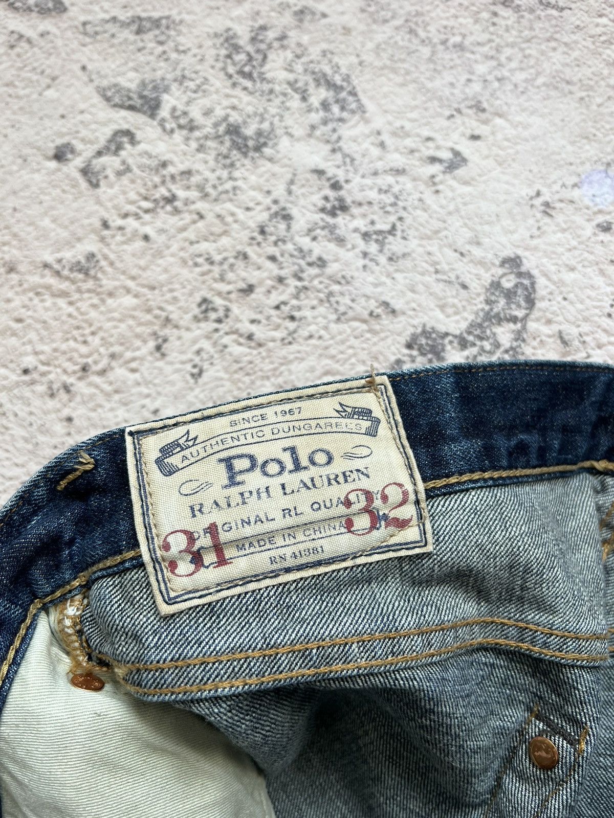Polo Ralph Lauren × Ralph Lauren × Vintage Polo Ralph Lauren Selvedge Denim Jeans Vintage Size US 31 - 9 Thumbnail