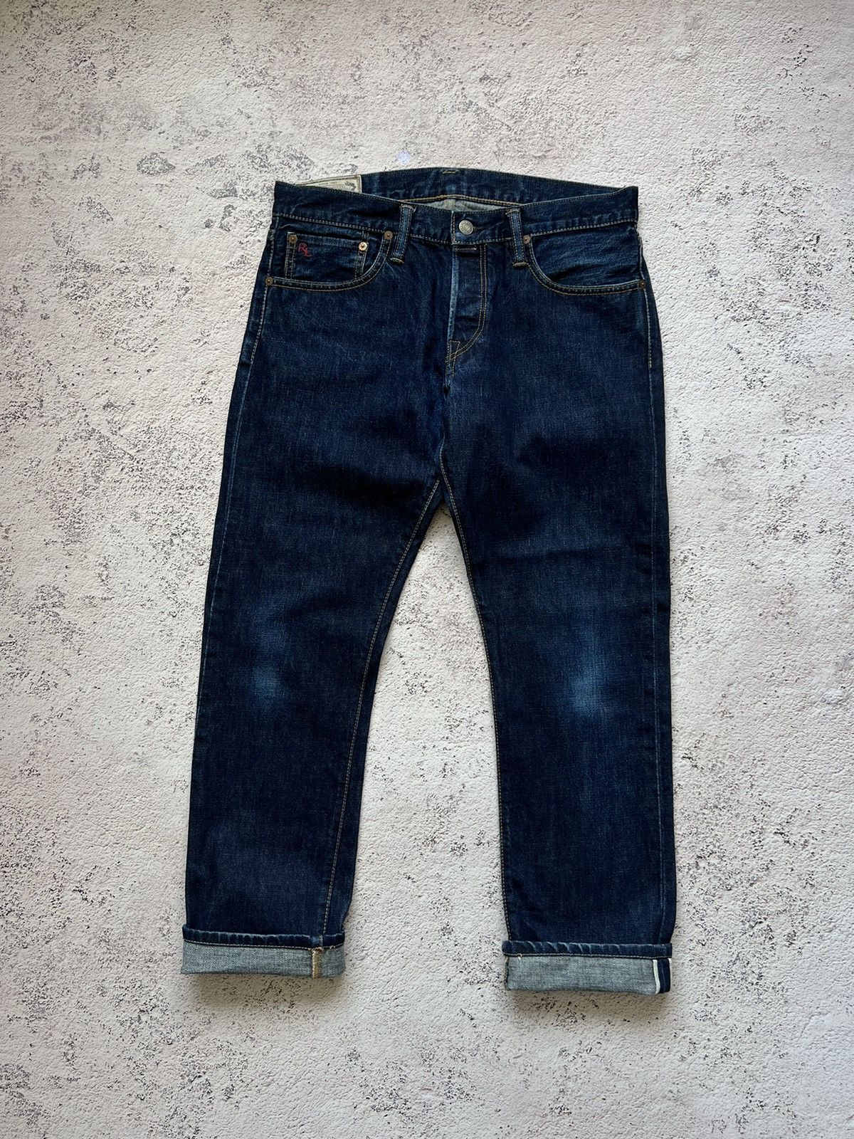 Polo Ralph Lauren × Ralph Lauren × Vintage Polo Ralph Lauren Selvedge Denim Jeans Vintage Size US 31 - 3 Thumbnail