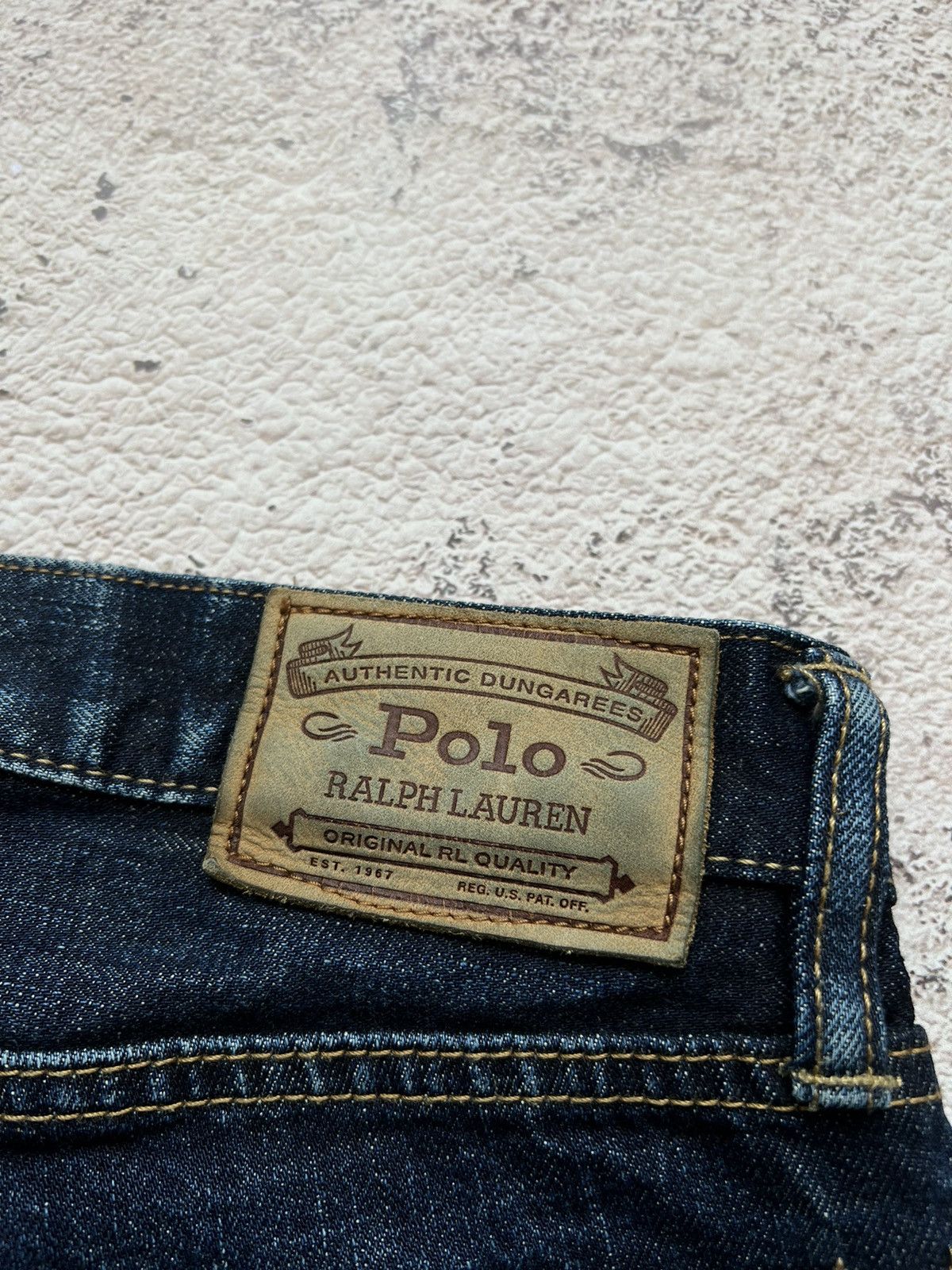 Polo Ralph Lauren × Ralph Lauren × Vintage Polo Ralph Lauren Selvedge Denim Jeans Vintage Size US 31 - 16 Thumbnail