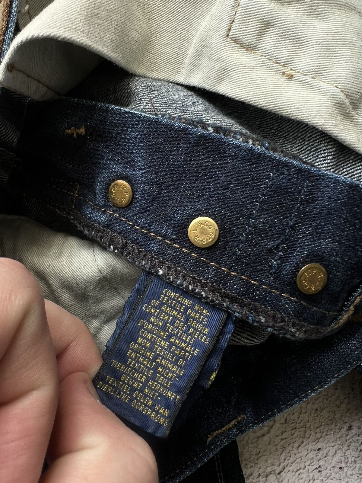 Polo Ralph Lauren × Ralph Lauren × Vintage Polo Ralph Lauren Selvedge Denim Jeans Vintage Size US 31 - 6 Thumbnail