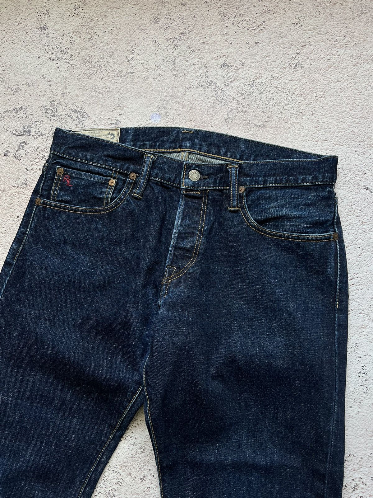 Polo Ralph Lauren × Ralph Lauren × Vintage Polo Ralph Lauren Selvedge Denim Jeans Vintage Size US 31 - 15 Thumbnail