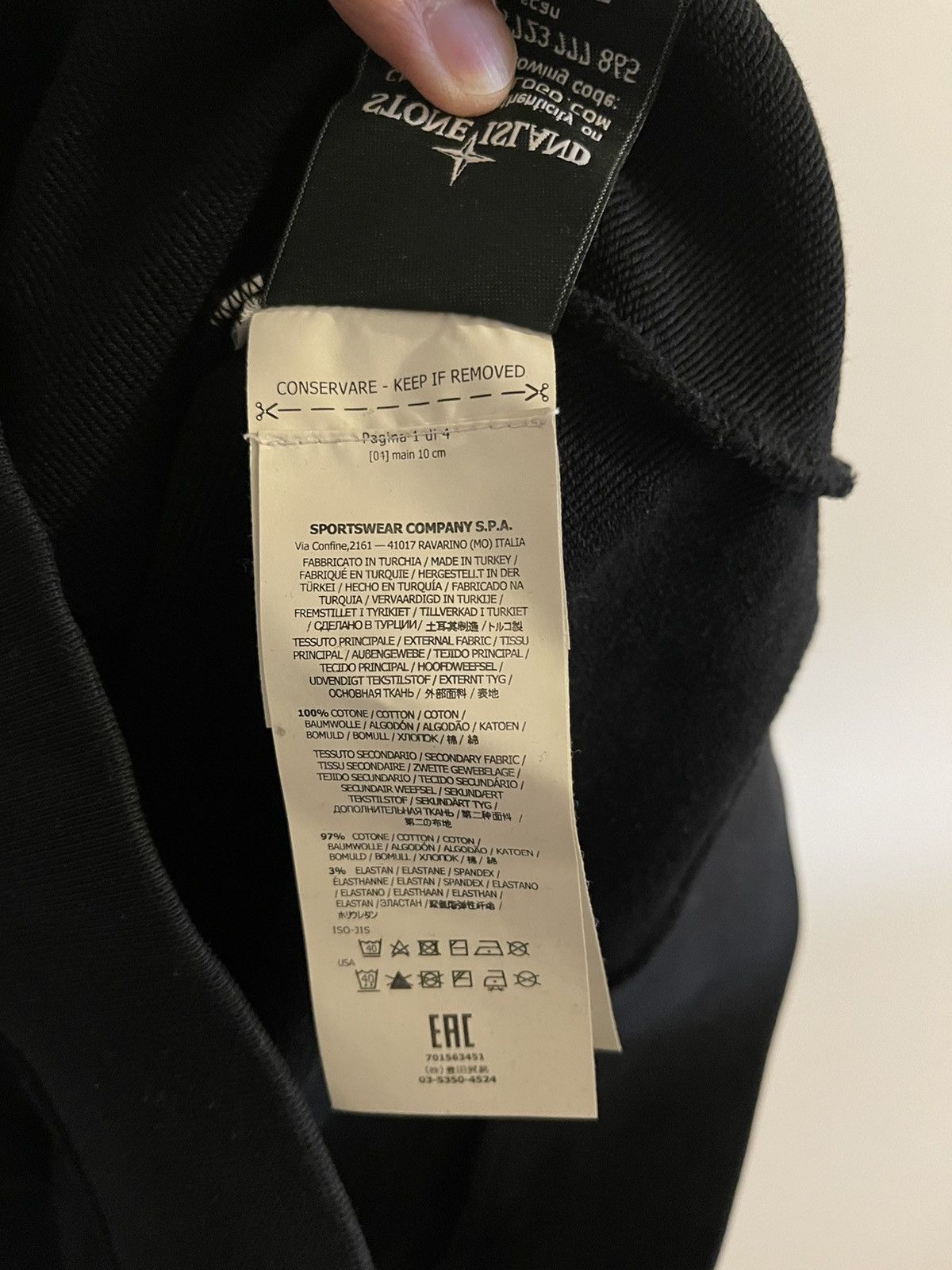 Stone Island Shoulder patch sweatshirt Size US M / EU 48-50 / 2 - 6 Thumbnail