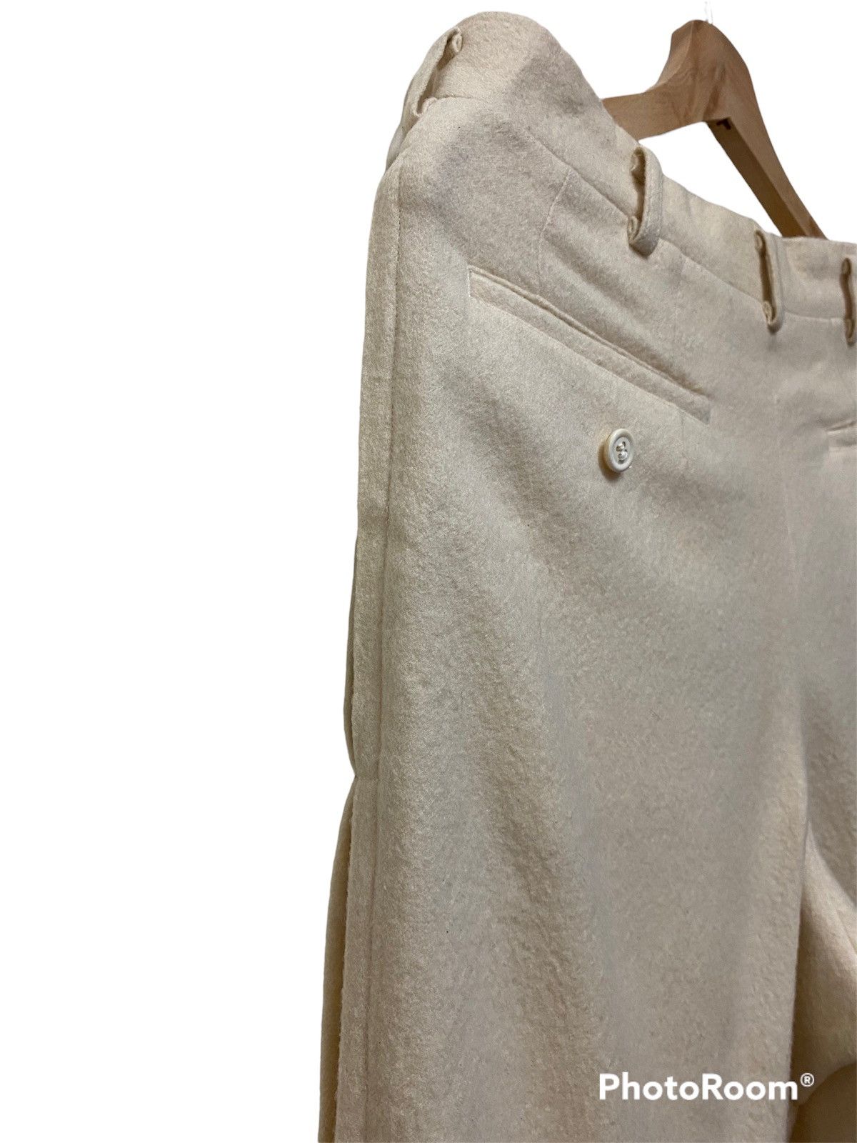 Comme des Garcons × Junya Watanabe × Vintage COMME DES GARCONS HOMME AD 1999 WOOL PANTS Size US 29 - 10 Thumbnail