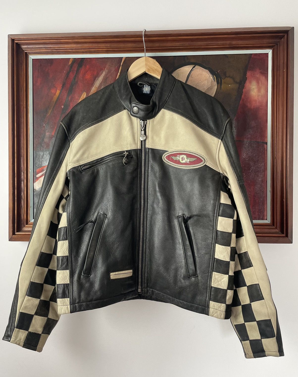 Hein Gericke Vintage 90s Hein Gericke Genuine Leather Racing Jacket Hype Size US S / EU 44-46 / 1 - 1 Thumbnail