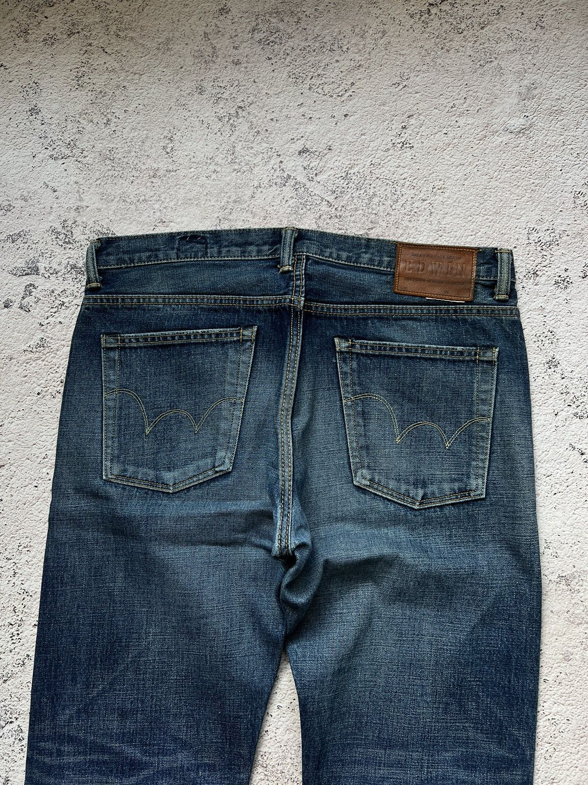 Edwin × Japanese Brand × Vintage Edwin ESC33L Japan Rainbow Selvage Denim Jeans Pants Size US 33 - 12 Thumbnail