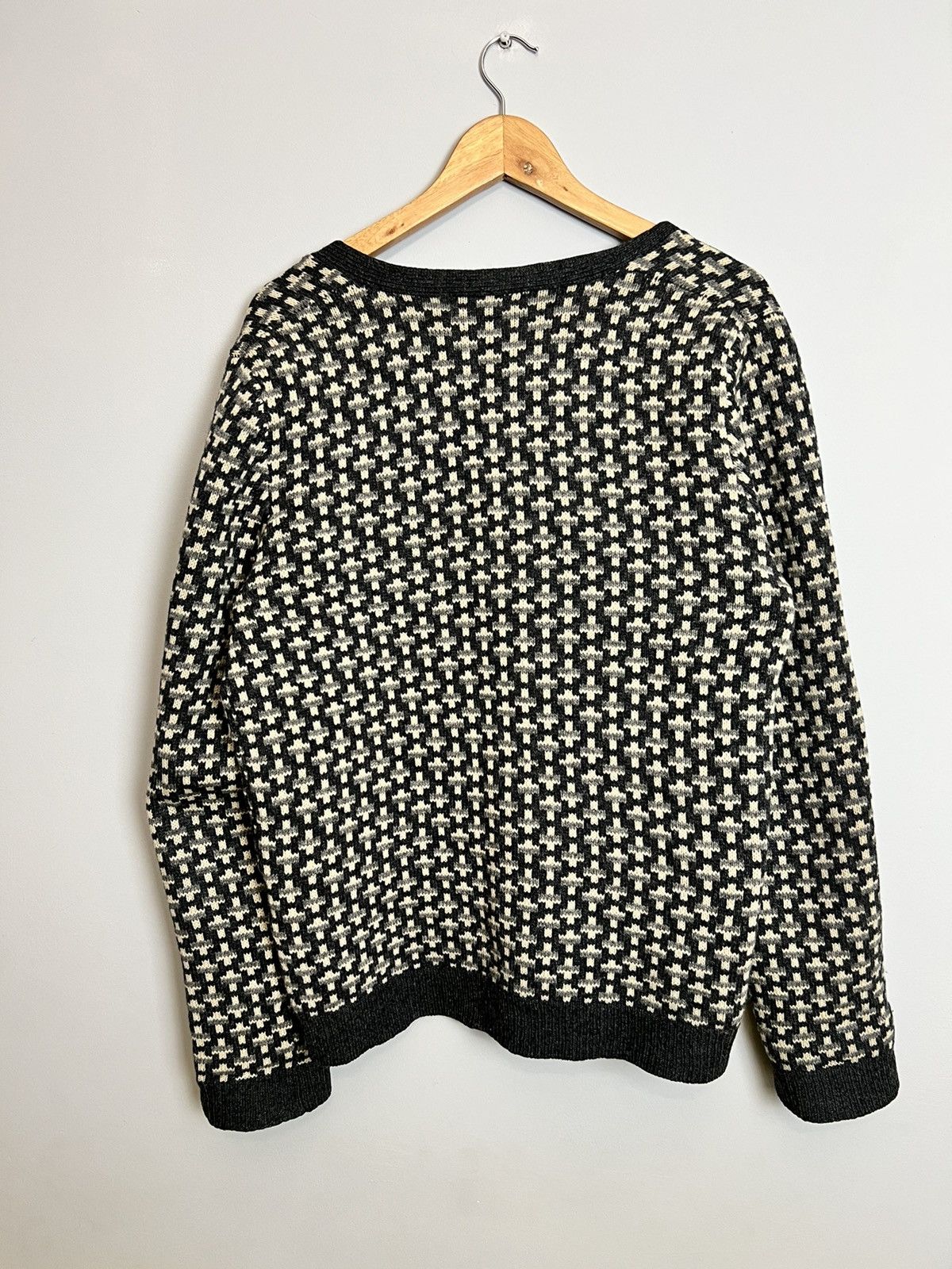 Vintage Rare Hope Stockholm Soft Wool Avant Garde Cardigan Knit Hype Size US L / EU 52-54 / 3 - 2 Thumbnail