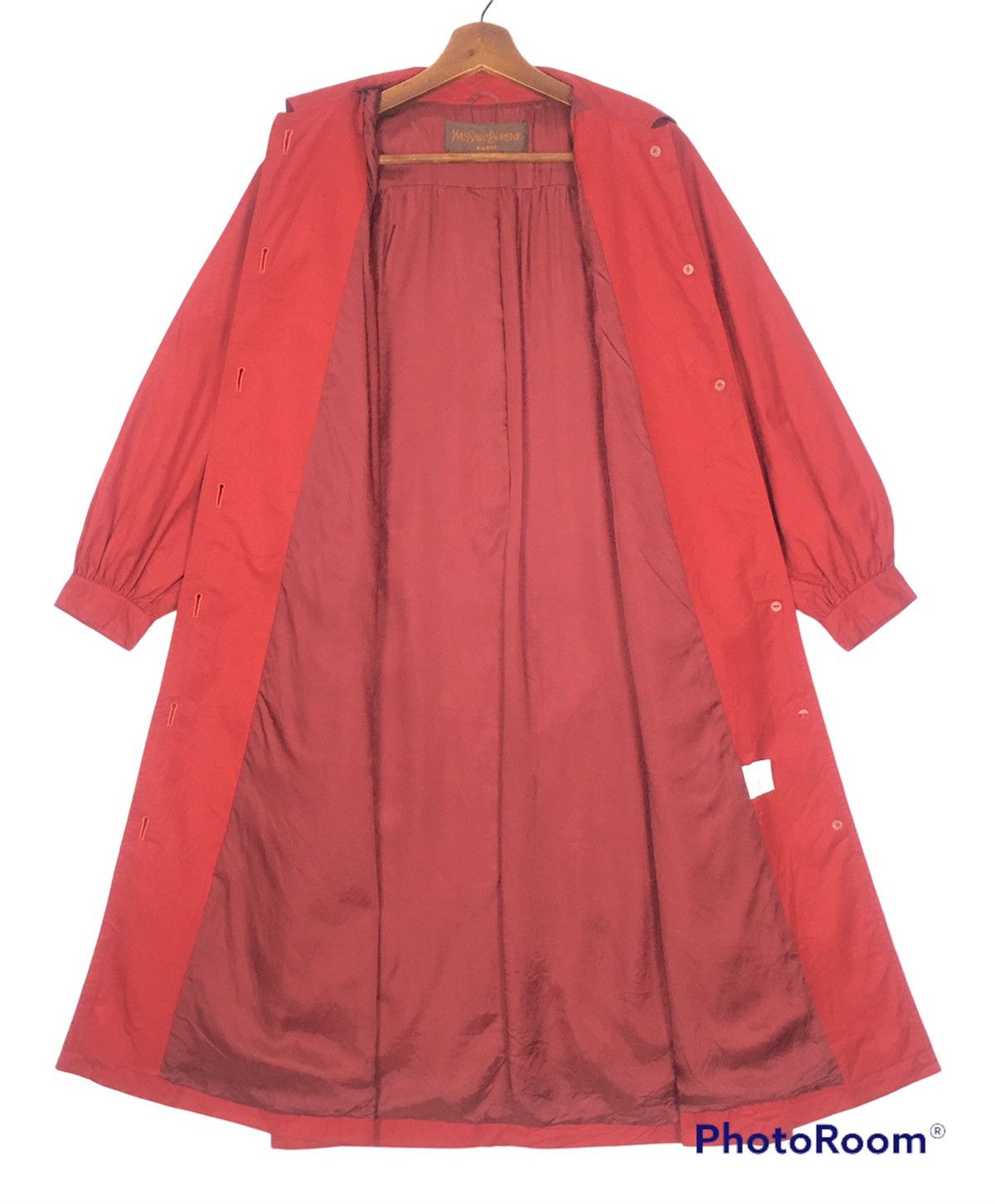 Designer vintage Yves Saint Laurent Designer Luxury Long Coat Jacket Size M / US 6-8 / IT 42-44 - 3 Thumbnail