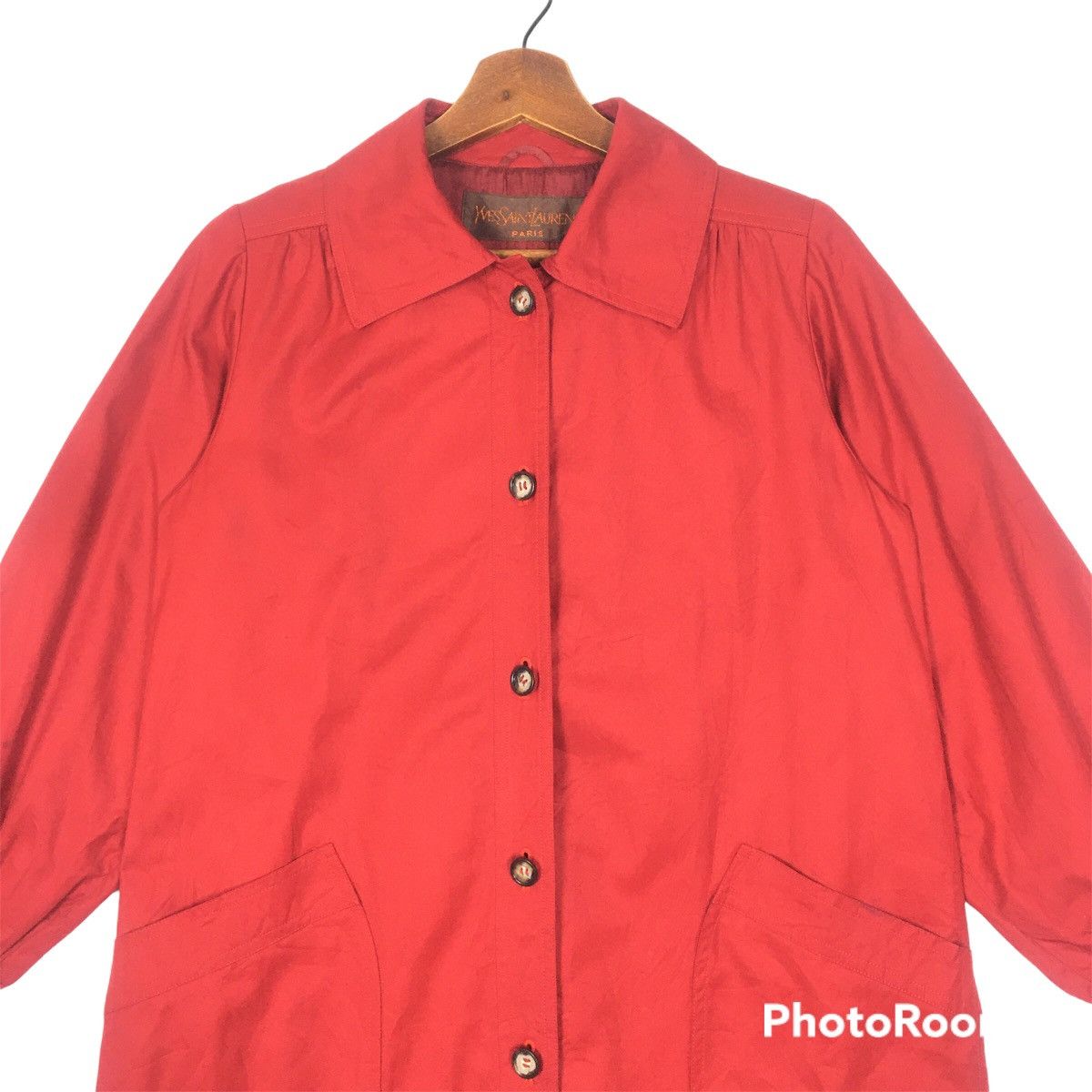 Designer vintage Yves Saint Laurent Designer Luxury Long Coat Jacket Size M / US 6-8 / IT 42-44 - 4 Thumbnail