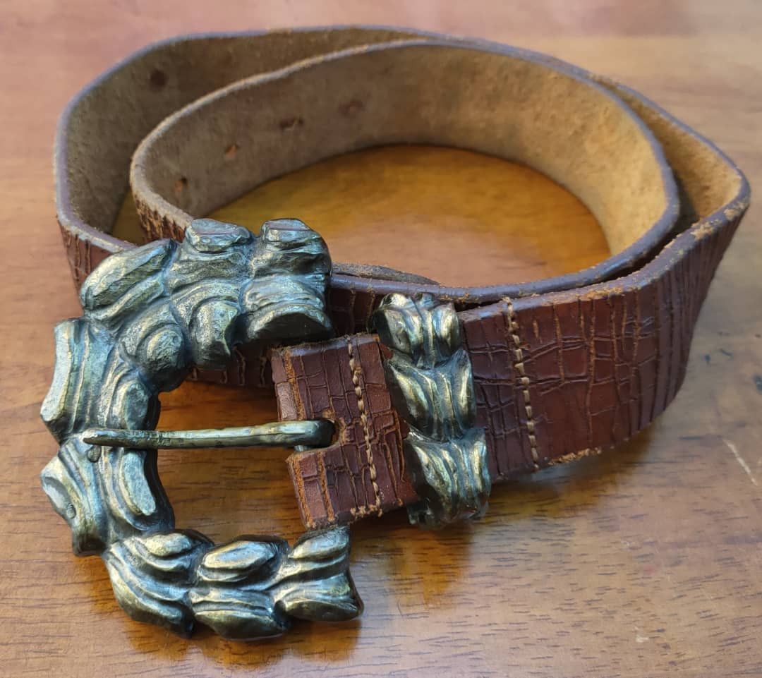 Leather Leather Belt Size ONE SIZE - 1 Thumbnail