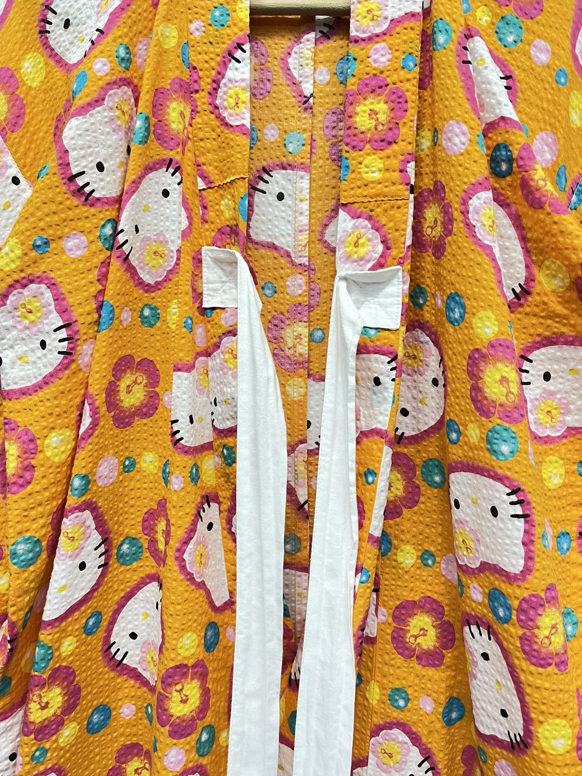 Cartoon Network ❤️RARE 90’s SANRIO HELLO KITTY SUGARLAND Light Cotton Kimono Size M / US 6-8 / IT 42-44 - 5 Thumbnail