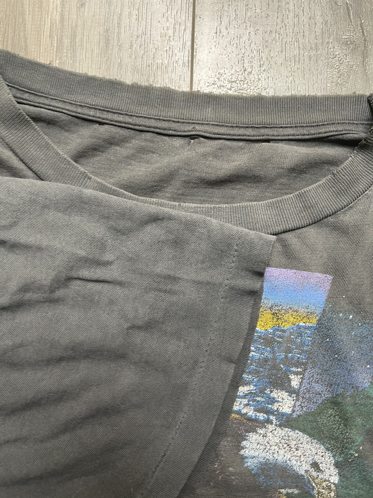Harley Davidson × Vintage Vintage 90s Faded And Distressed American Thunder T Shirt Size US L / EU 52-54 / 3 - 3 Thumbnail