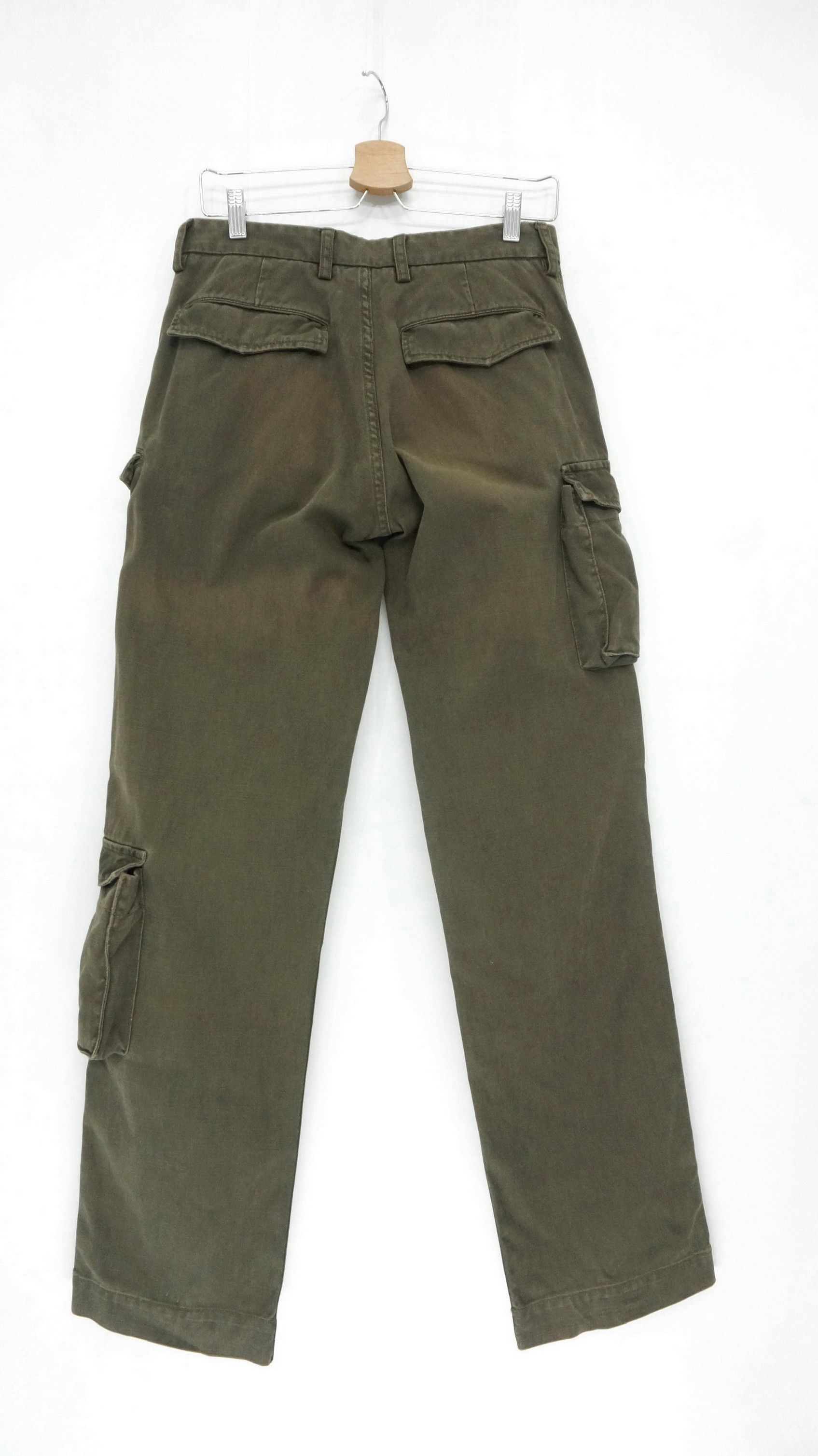 Japanese Brand 🔥 Sunfaded BLUEWAY SURPLUSTactical Distressed Cargo Pants Size US 30 / EU 46 - 3 Thumbnail