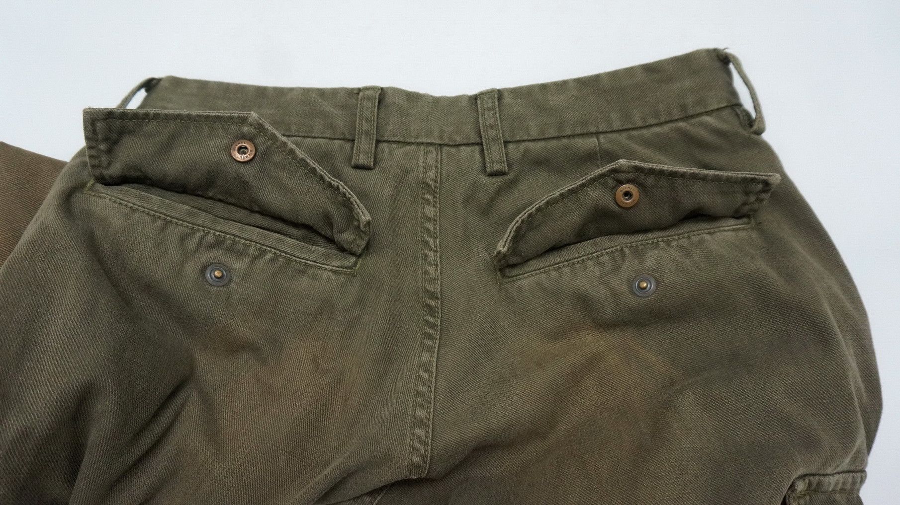 Japanese Brand 🔥 Sunfaded BLUEWAY SURPLUSTactical Distressed Cargo Pants Size US 30 / EU 46 - 19 Thumbnail