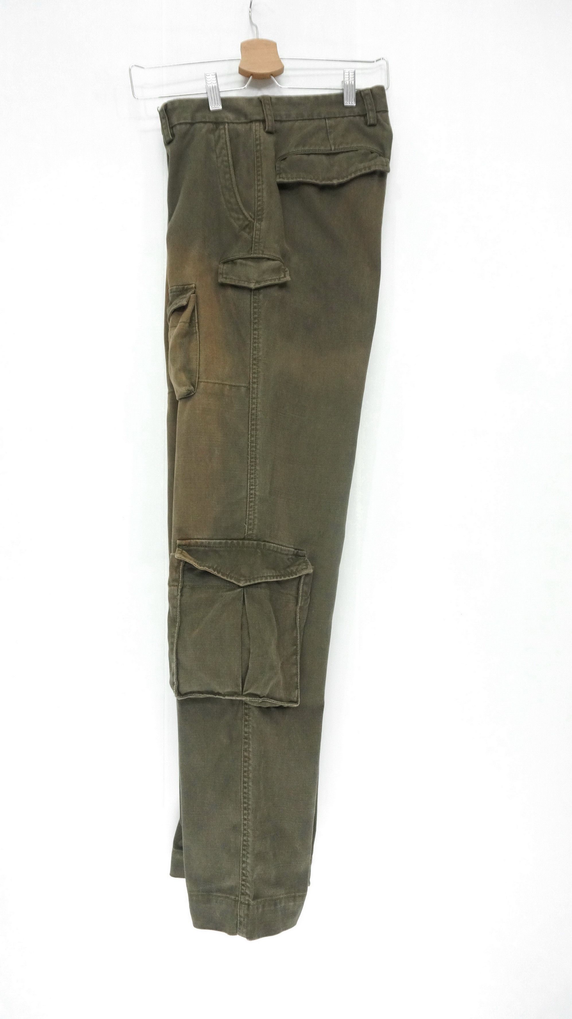 Japanese Brand 🔥 Sunfaded BLUEWAY SURPLUSTactical Distressed Cargo Pants Size US 30 / EU 46 - 4 Thumbnail