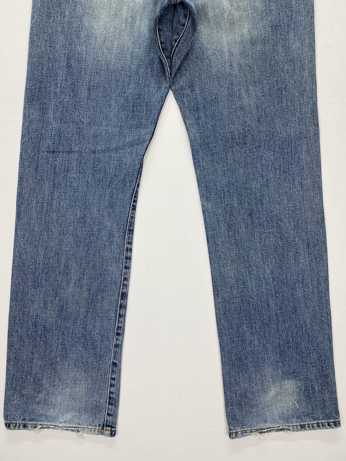 Japanese Brand Corisco Authentic Distressed Patchwork Denim Size US 31 - 6 Thumbnail