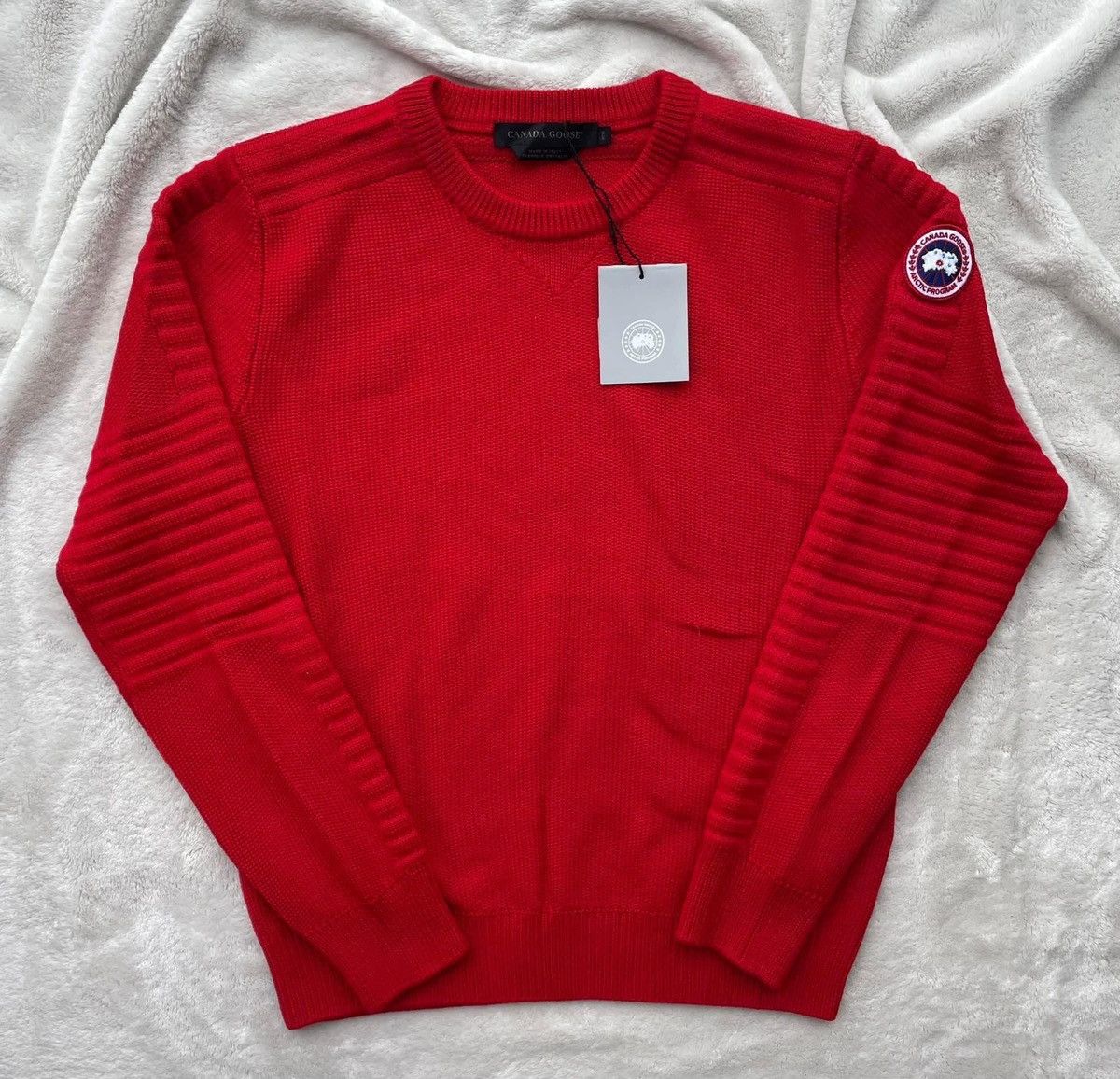 Canada Goose Red Paterson Sweater