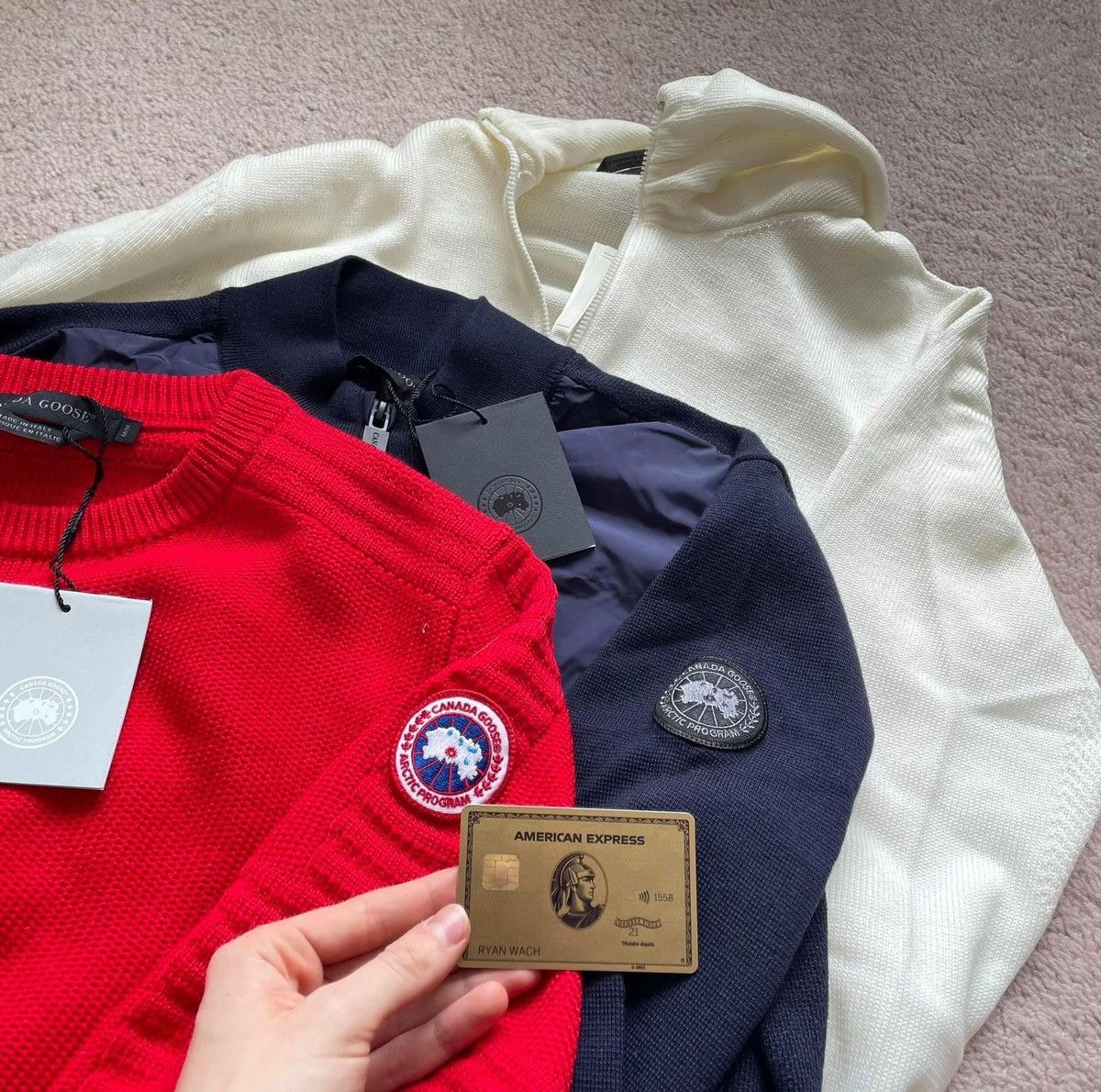 Canada Goose Canada Goose Cream Fairhaven 1/4 Zip Sweater Size US S / EU 44-46 / 1 - 2 Thumbnail