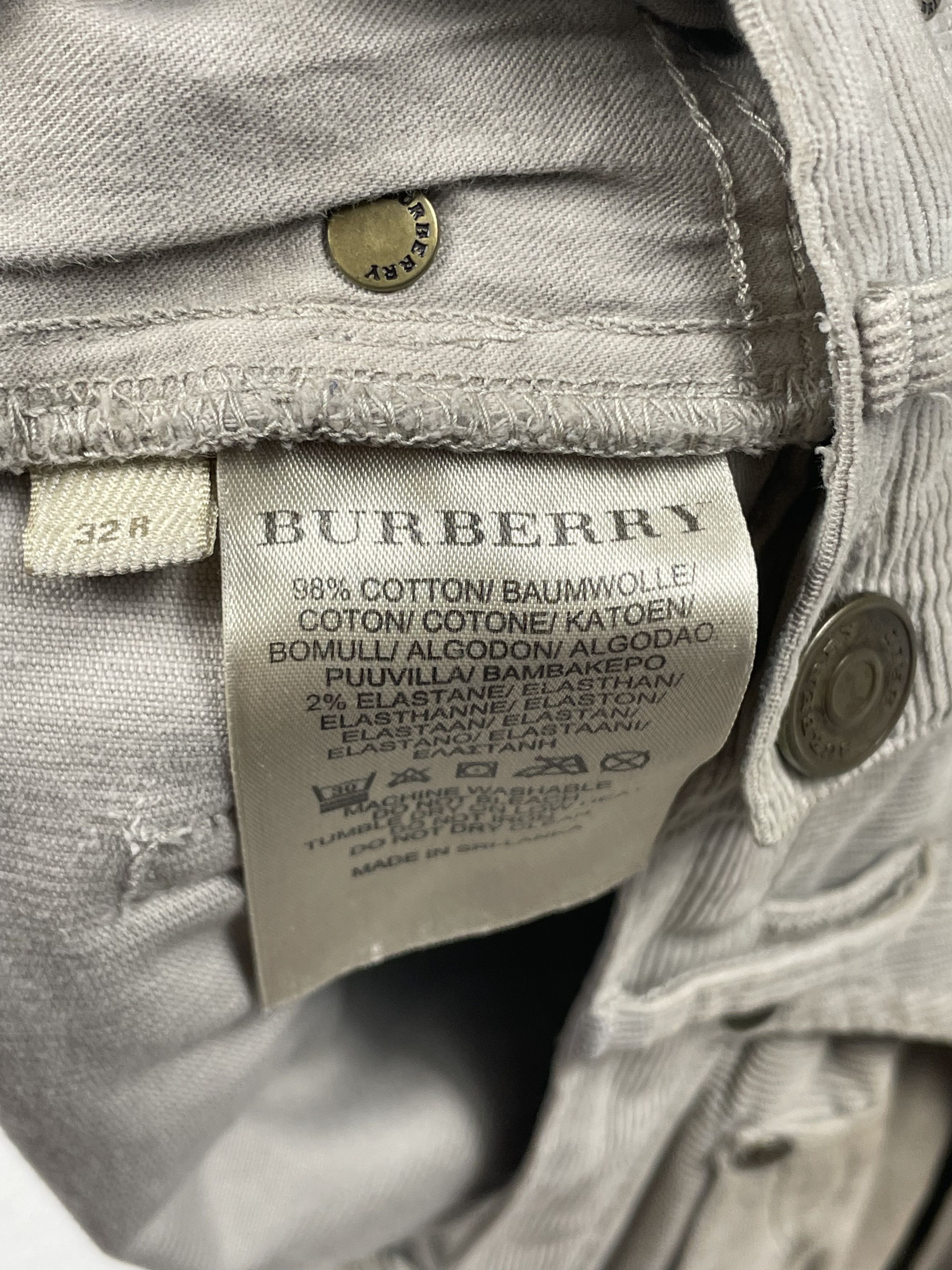 Burberry Burberry Britain Corduroy Casual Pants Size US 32 / EU 48 - 8 Thumbnail