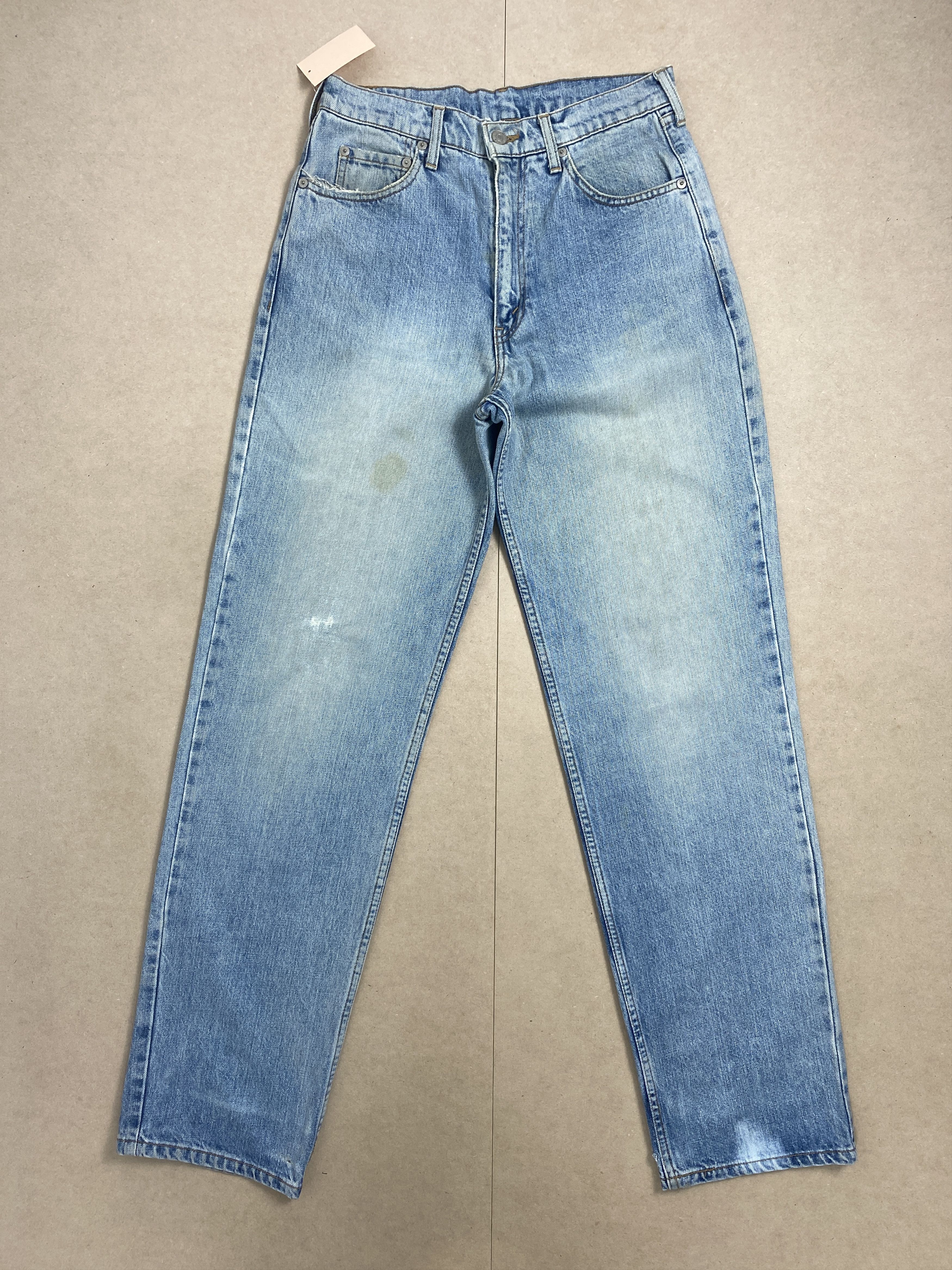 Levi's × Vintage Vintage Levis Women Straight Cut Faded Light Wash Jeans Size 30" / US 8 / IT 44 - 1 Thumbnail