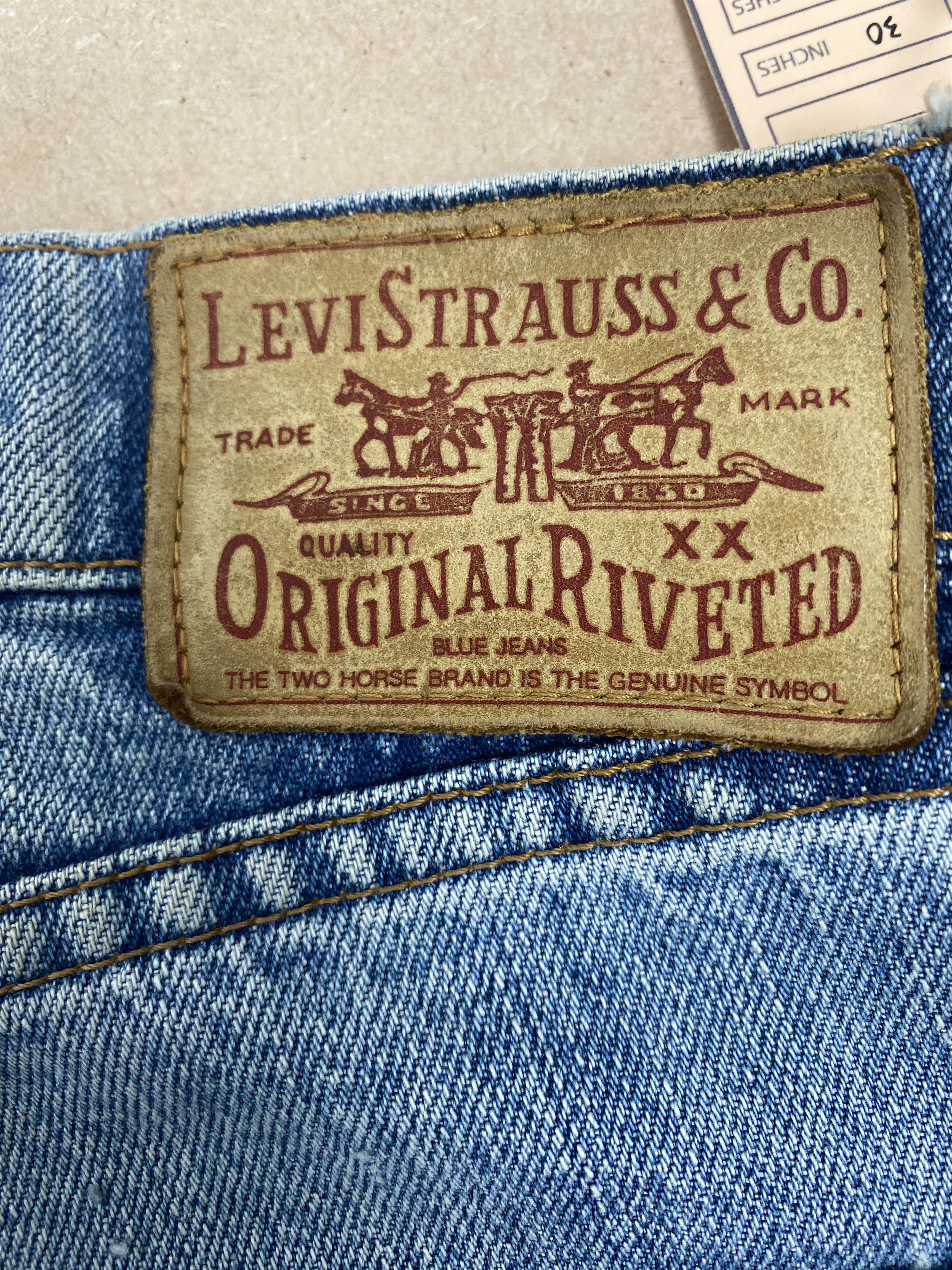 Levi's × Vintage Vintage Levis Women Straight Cut Faded Light Wash Jeans Size 30" / US 8 / IT 44 - 7 Thumbnail