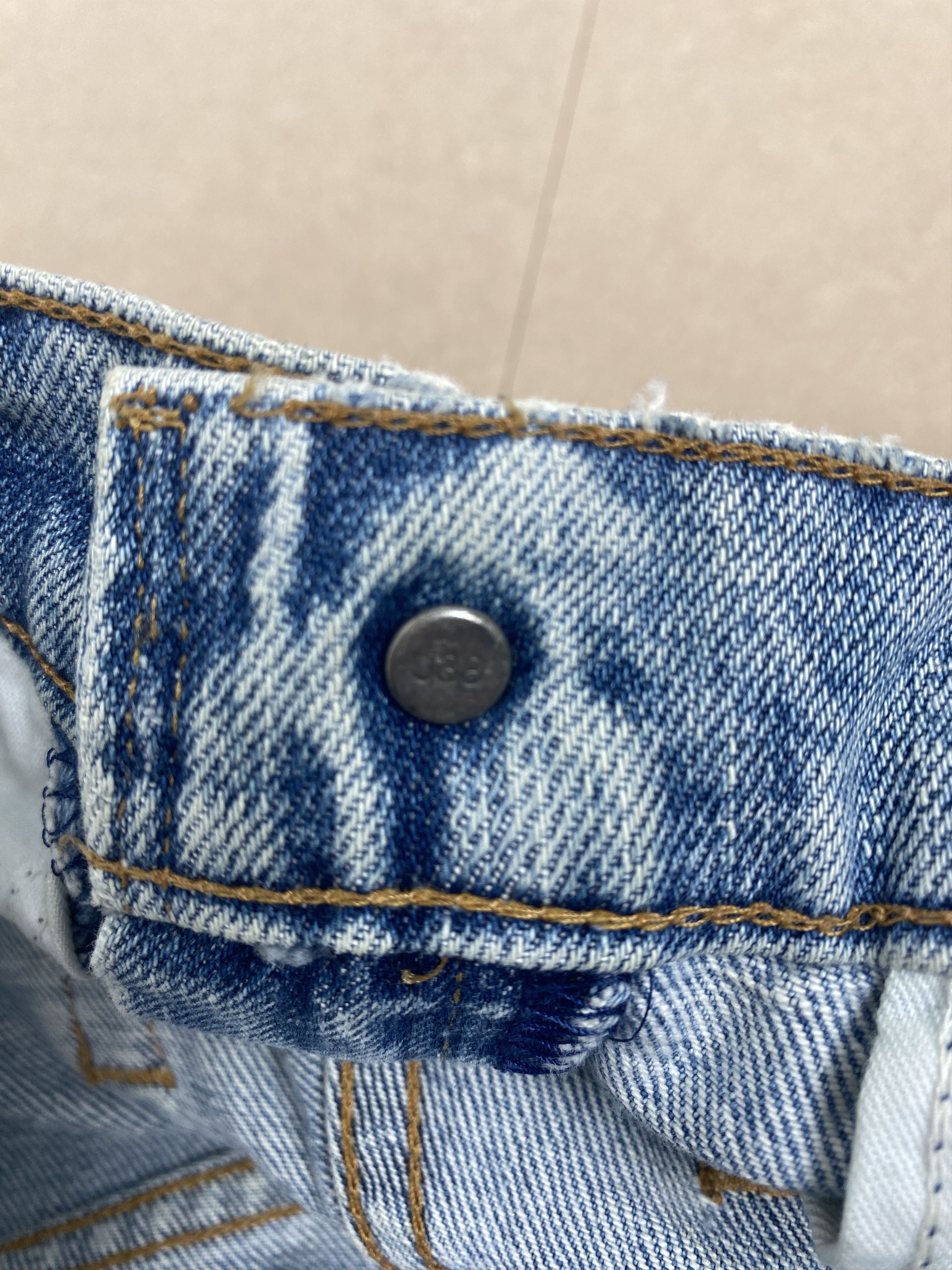 Levi's × Vintage Vintage Levis Women Straight Cut Faded Light Wash Jeans Size 30" / US 8 / IT 44 - 11 Thumbnail