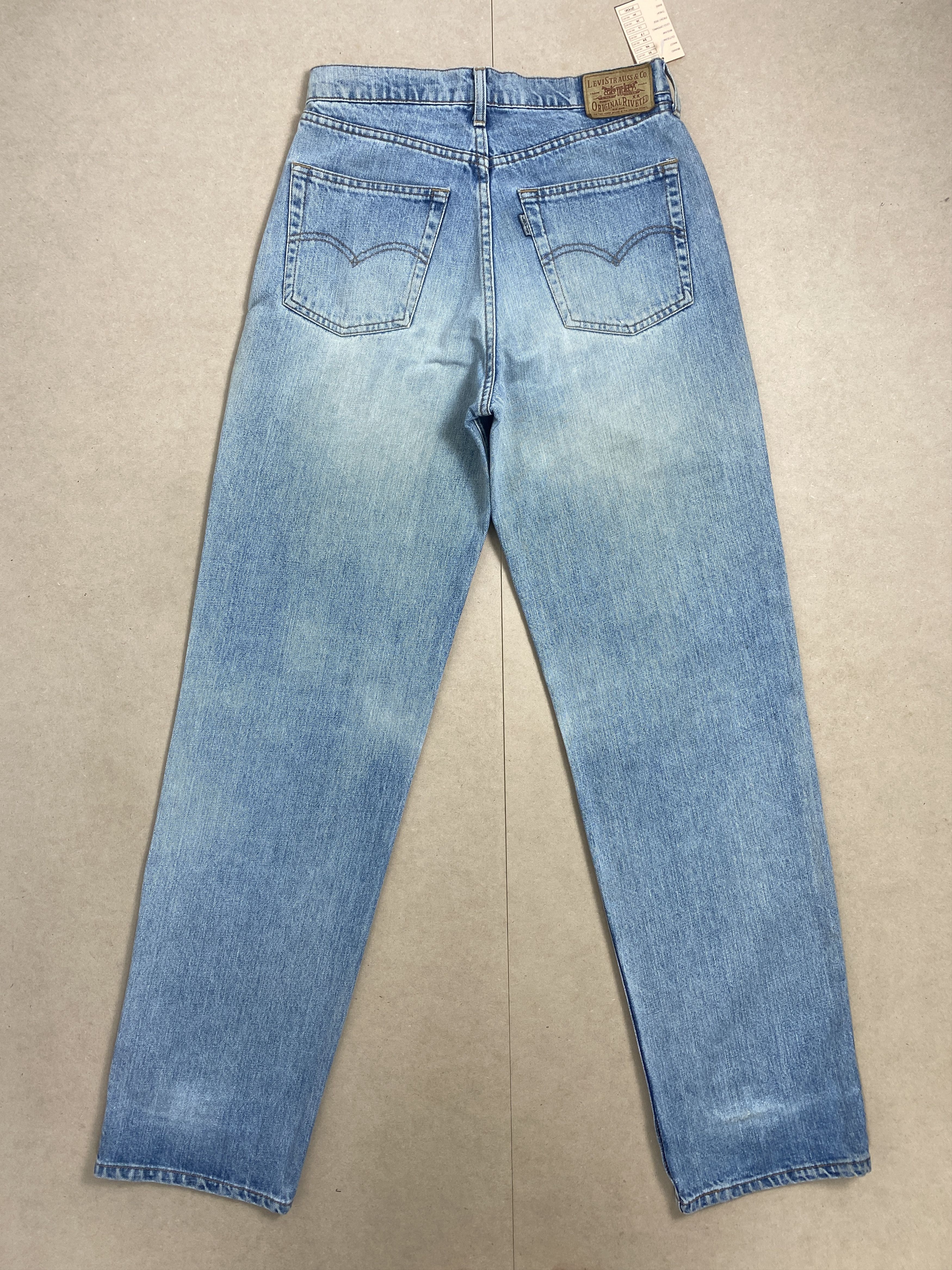 Levi's × Vintage Vintage Levis Women Straight Cut Faded Light Wash Jeans Size 30" / US 8 / IT 44 - 5 Thumbnail