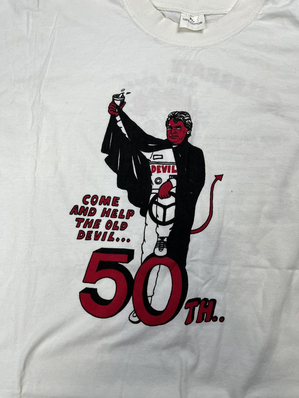NASCAR Vintage 1999 Devil racing Dimi Mavropoulos Devil himself Size US XL / EU 56 / 4 - 3 Thumbnail