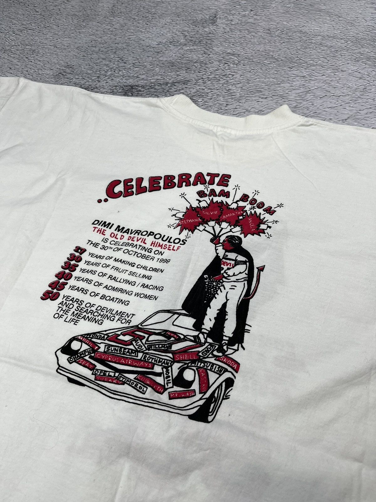 NASCAR Vintage 1999 Devil racing Dimi Mavropoulos Devil himself Size US XL / EU 56 / 4 - 2 Thumbnail