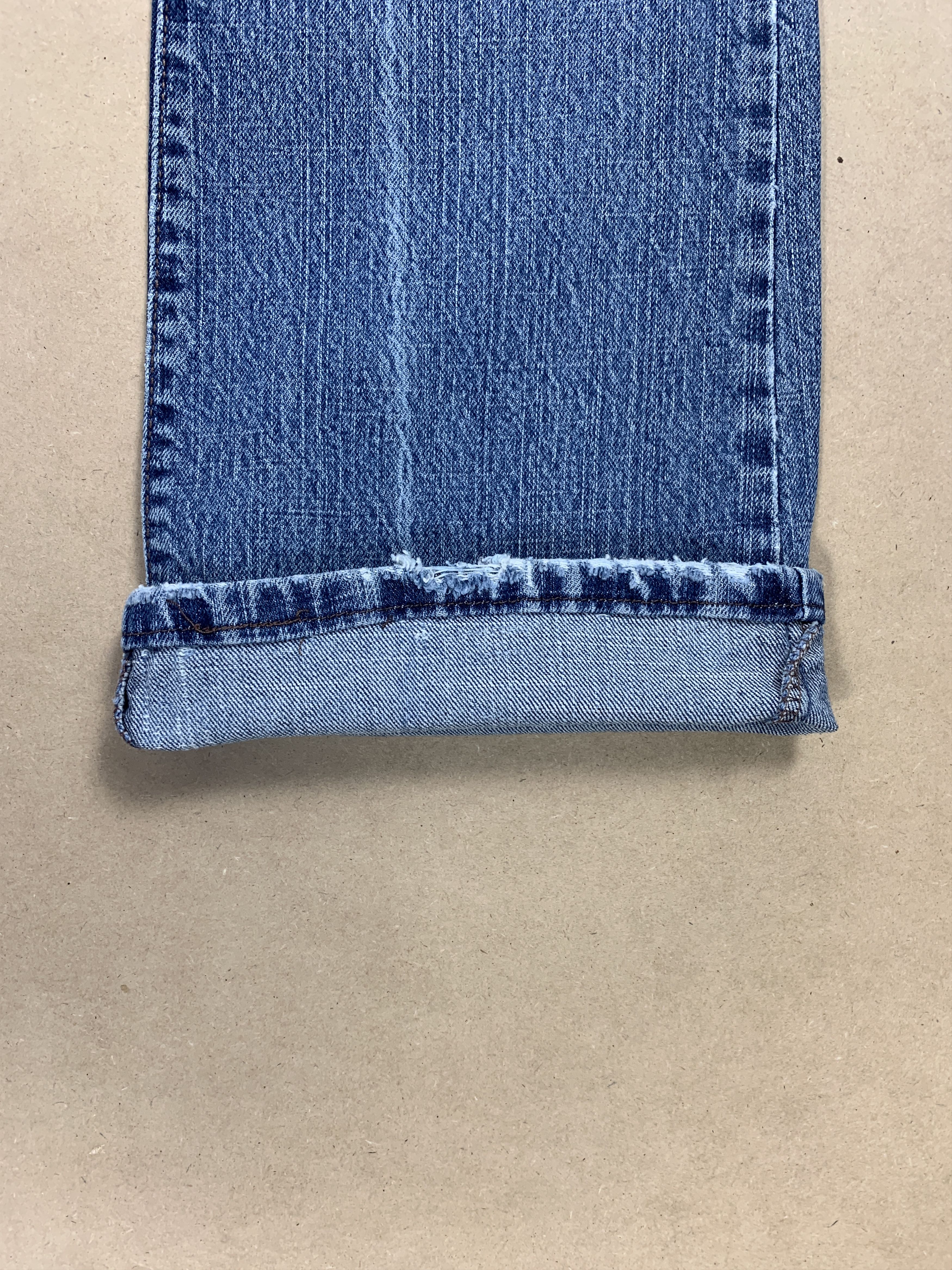 Levi's Vintage Levis 515 Boot Cut Distressed Faded Mid Wash Jeans Size 32" / US 10 / IT 46 - 6 Thumbnail