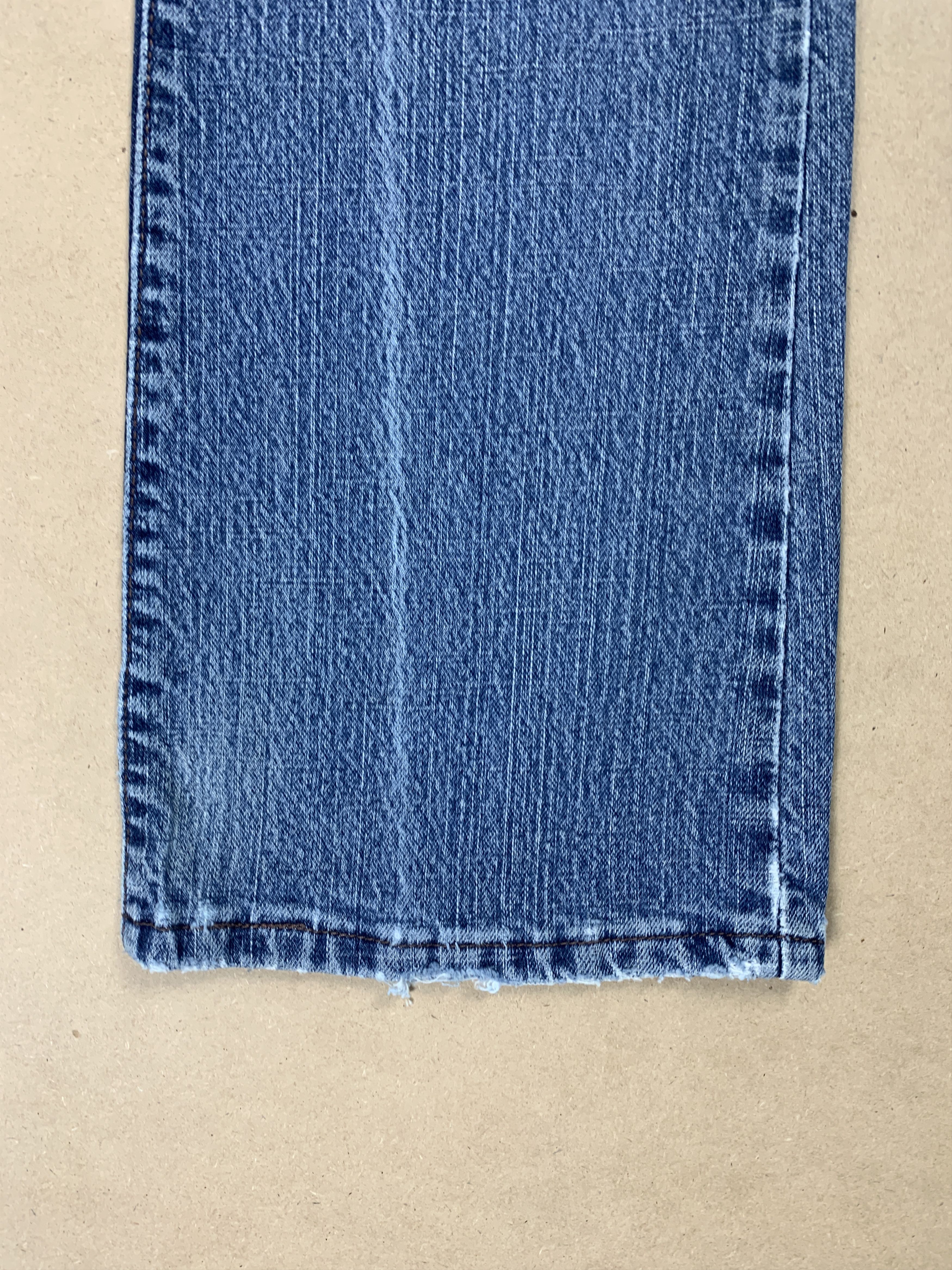 Levi's Vintage Levis 515 Boot Cut Distressed Faded Mid Wash Jeans Size 32" / US 10 / IT 46 - 5 Thumbnail