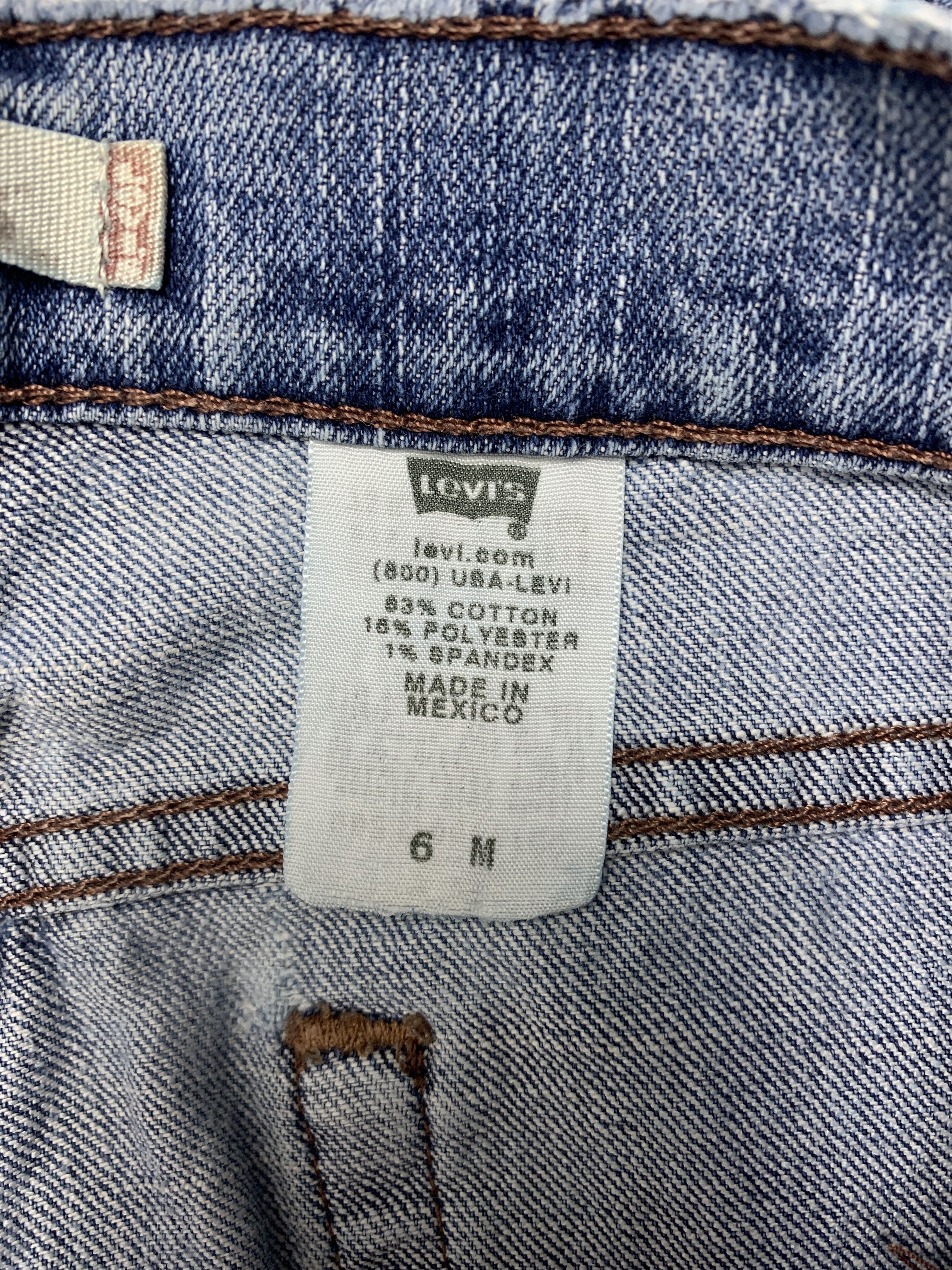 Levi's Vintage Levis 515 Boot Cut Distressed Faded Mid Wash Jeans Size 32" / US 10 / IT 46 - 12 Thumbnail