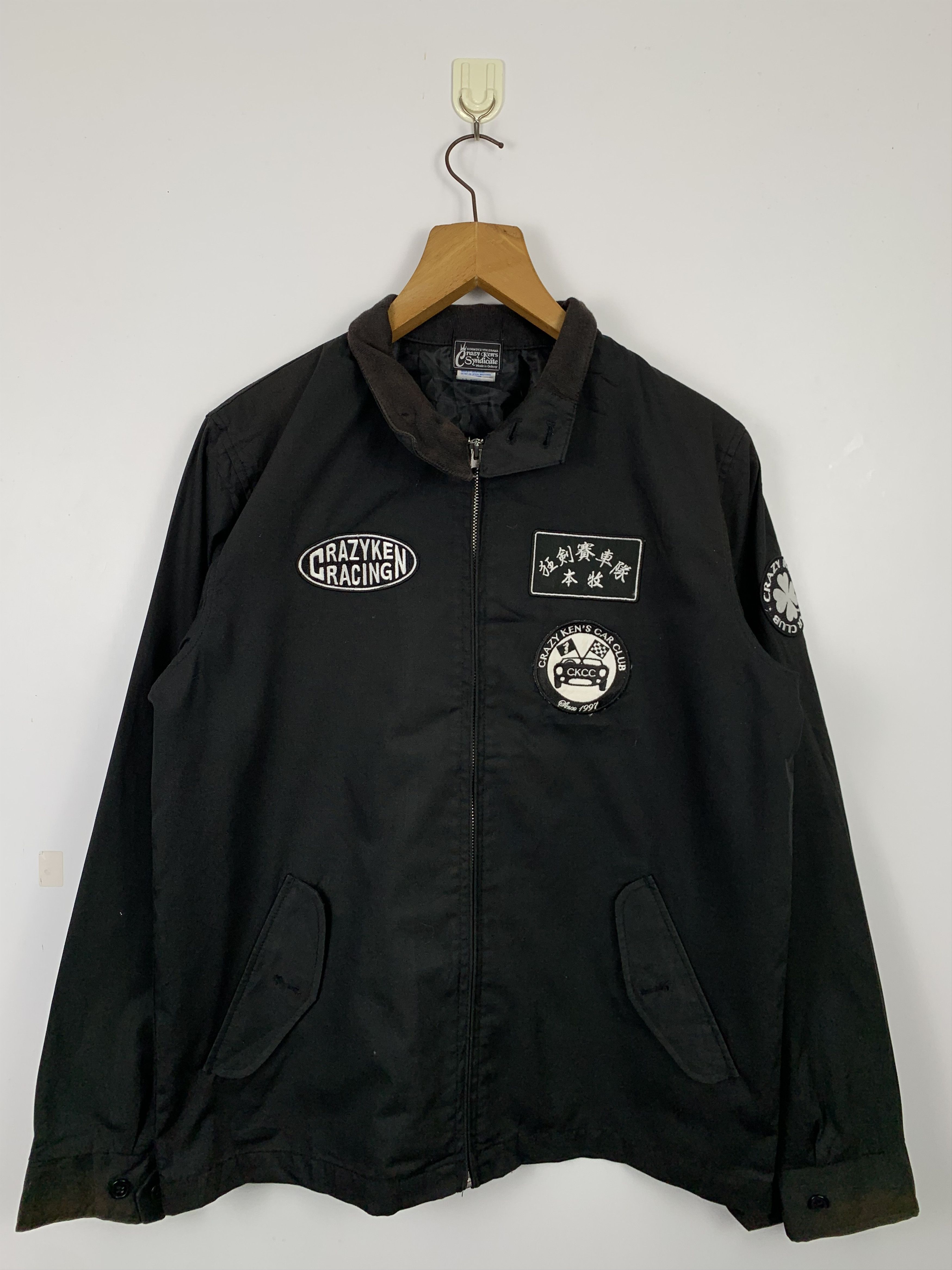 Vintage Vintage Crazy Kent Racing Parkas Big Logo J0558 Size US S / EU 44-46 / 1 - 2 Thumbnail