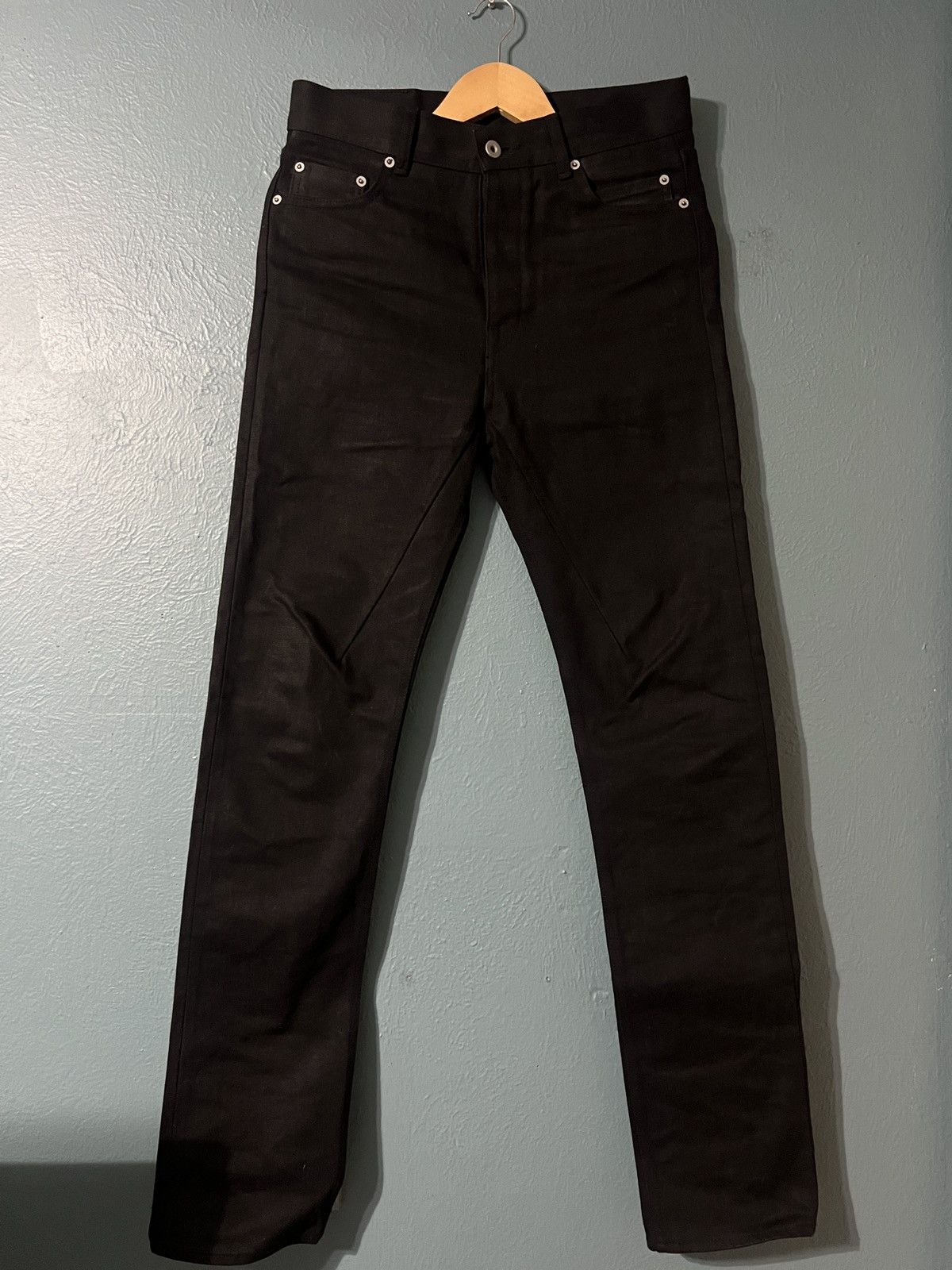 Rick Owens Rick Owens Black Japanese Selvedge Duke Denim | Grailed