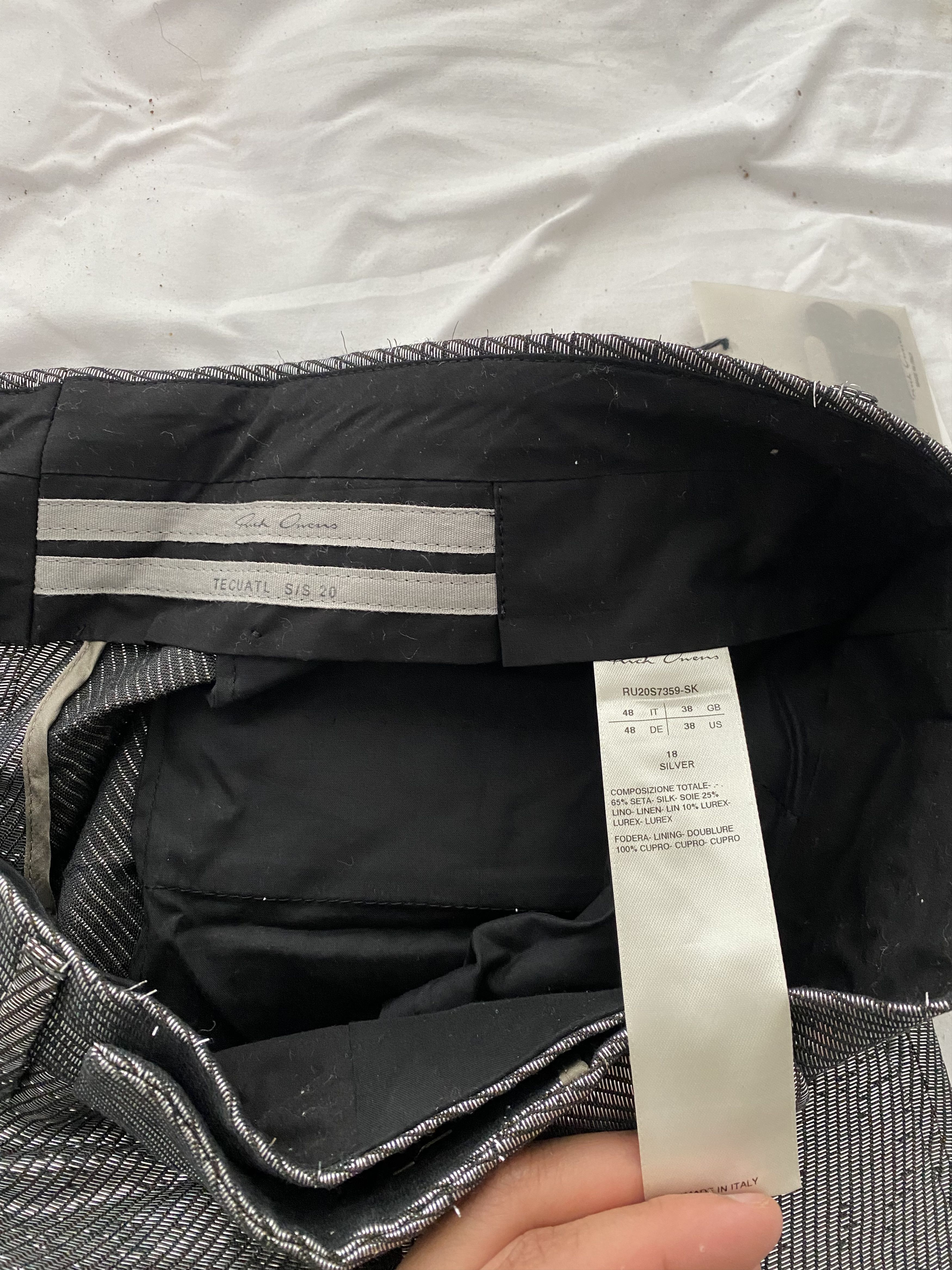 Rick Owens Astaires Cropped Trousers Size US 32 / EU 48 - 7 Thumbnail