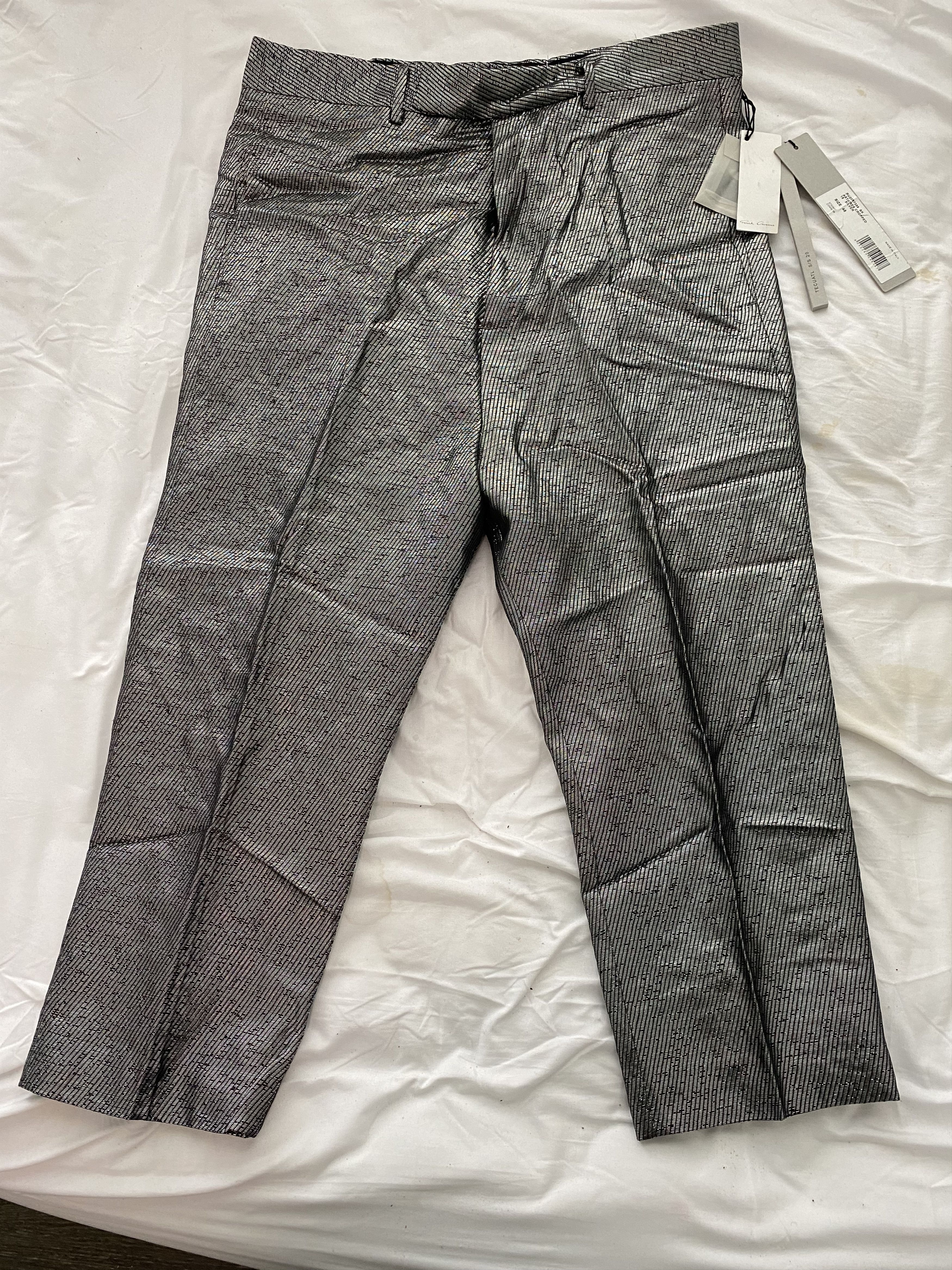 Rick Owens Astaires Cropped Trousers Size US 32 / EU 48 - 8 Thumbnail
