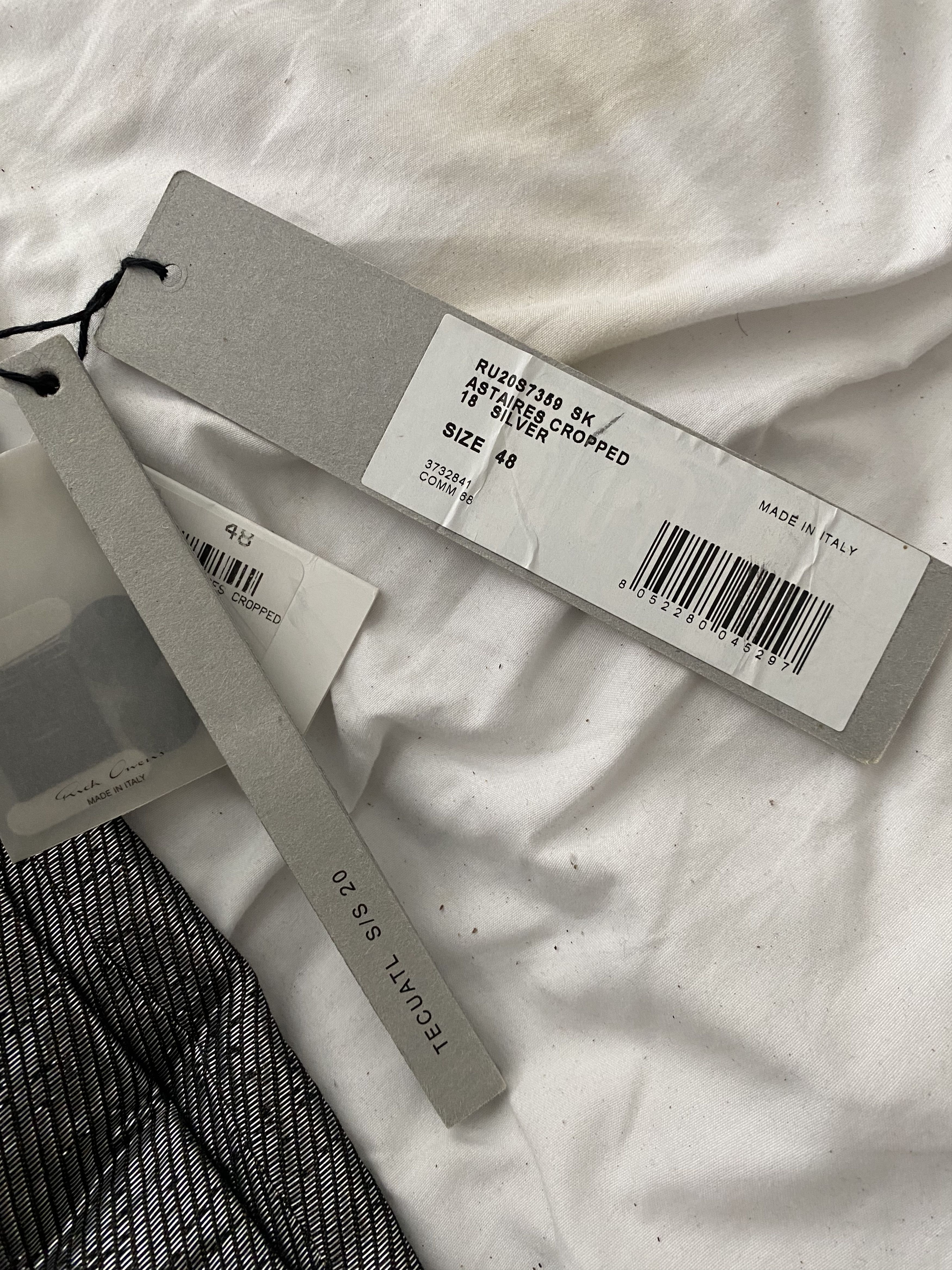 Rick Owens Astaires Cropped Trousers Size US 32 / EU 48 - 6 Thumbnail