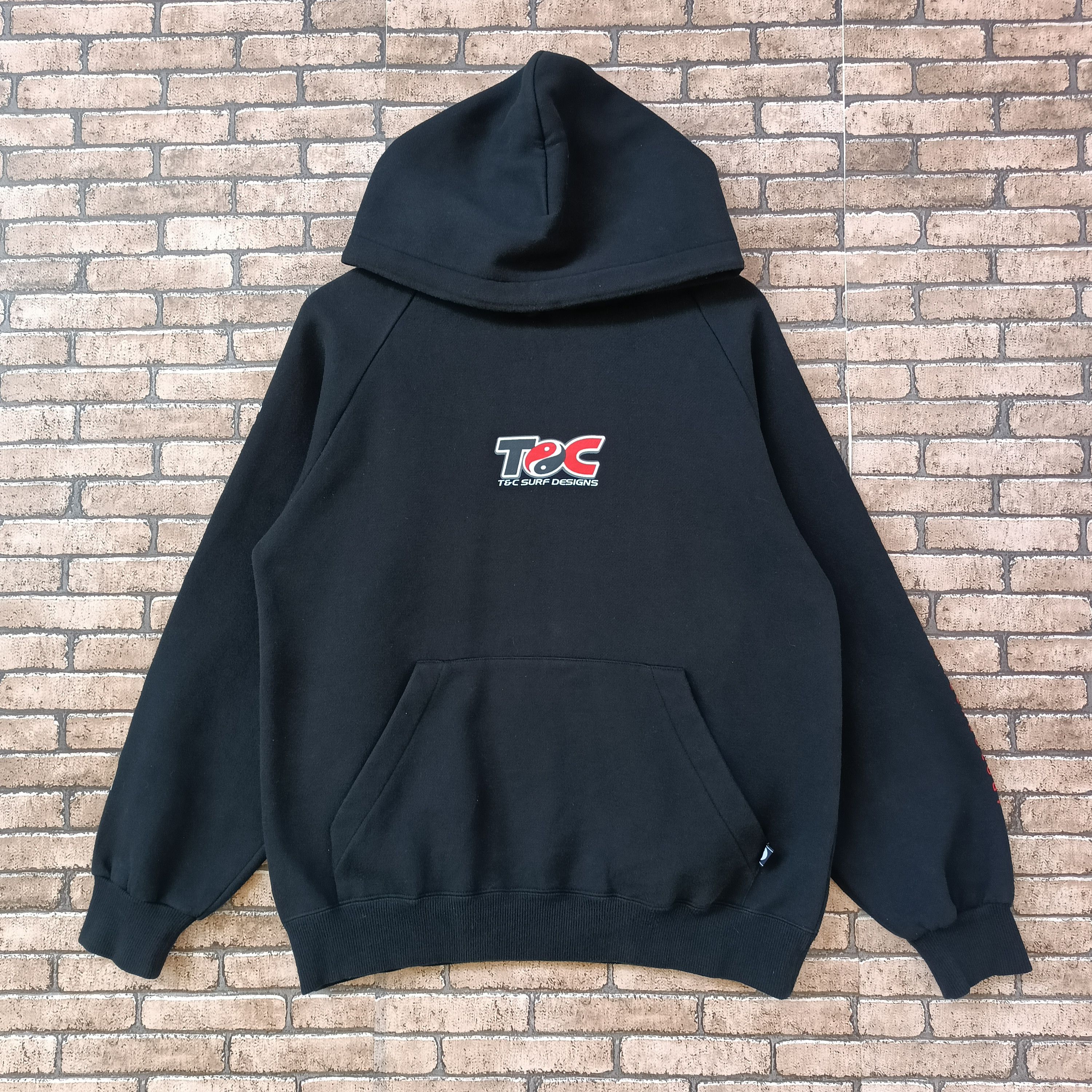 Vintage Vintage T&C Surf Designs Big Logo Backhit Pullover Hoodie Size US M / EU 48-50 / 2 - 2 Thumbnail