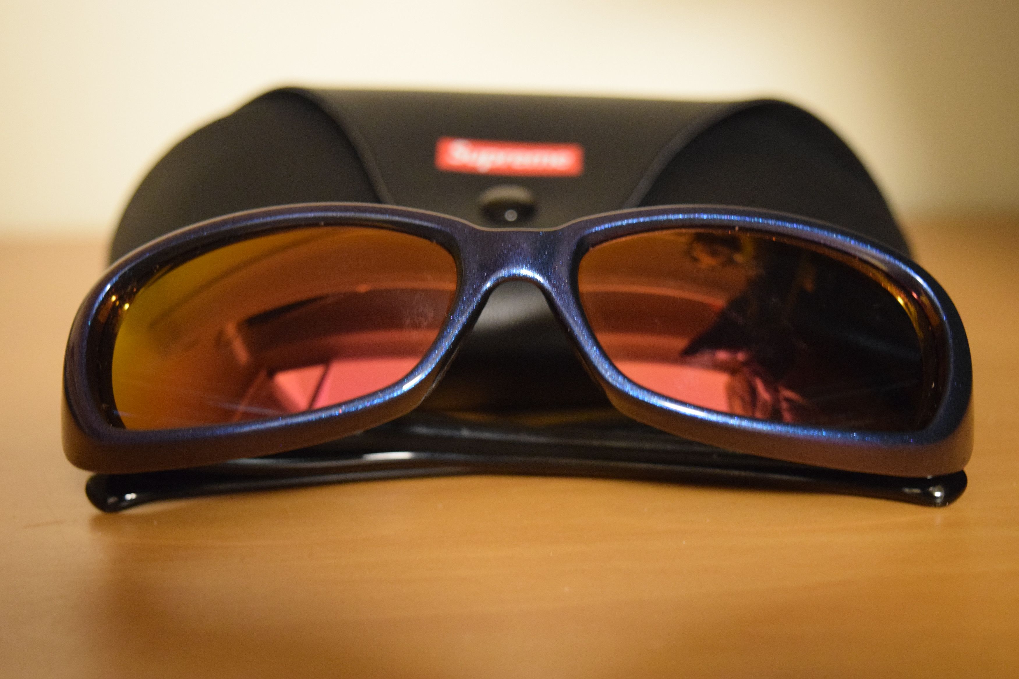 Supreme Supreme Stretch Sunglasses Iridescent Purple | Grailed